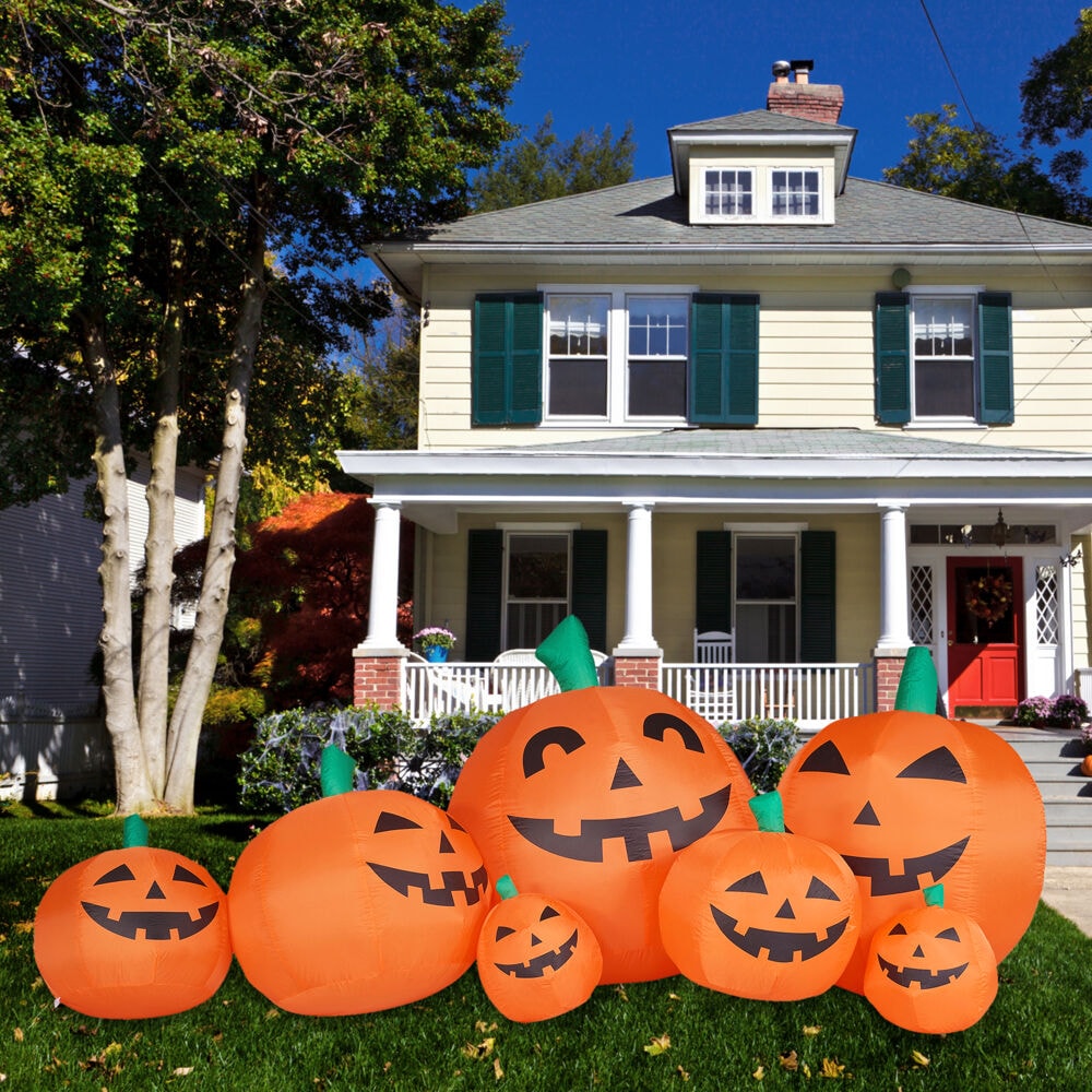 Haunted Hill Farm HIPMPKNFM101-L Outdoor-Halloween-Decor - View #5
