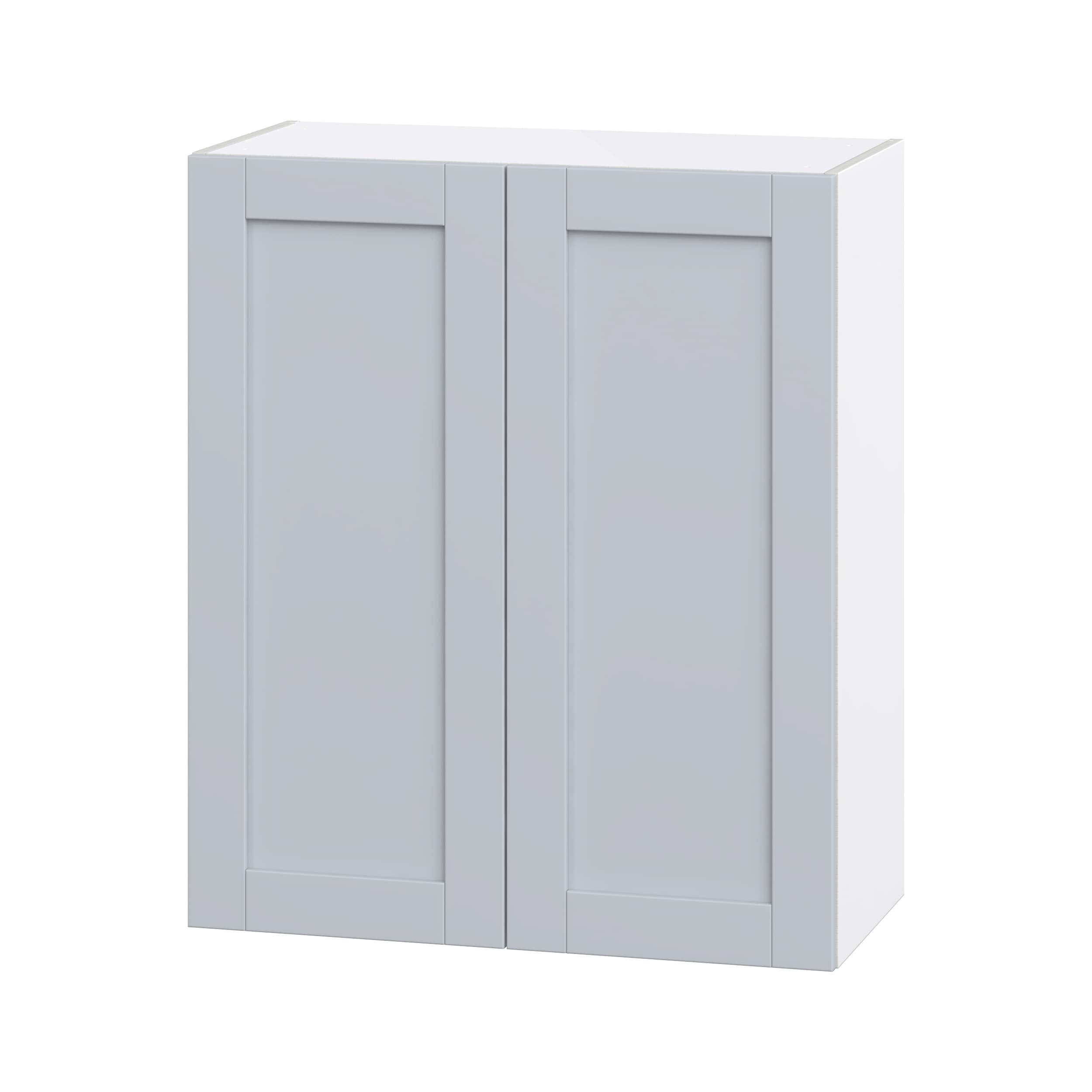 Hugo&Borg Charlesberg 36-in W x 30-in H x 14-in D Gray Wall Fully Assembled Cabinet (Flat Panel Shaker Door Style)