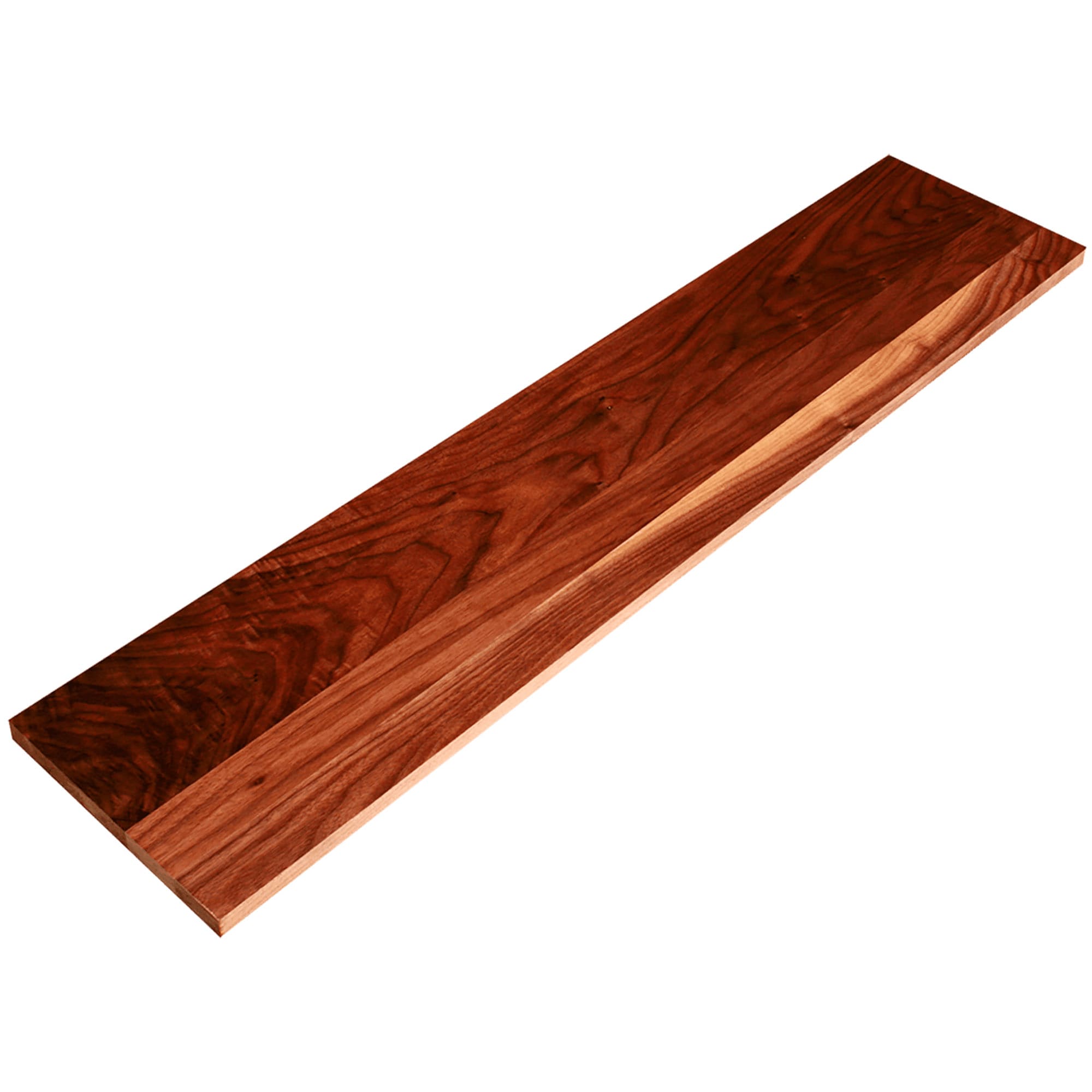 emark 01SP63474868 48-Inches x 7.5-Inches x 0.75-Inches walnut Wood Stair Riser