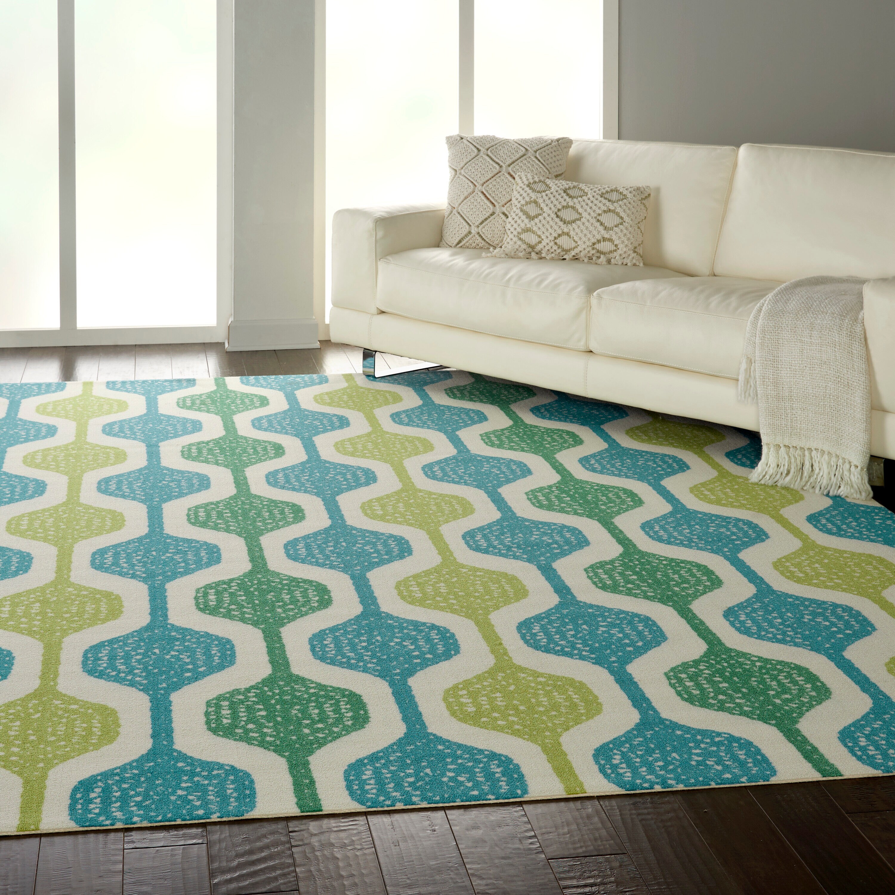 Waverly Sun N' Shade Indoor/Outdoor Porcelain 10' x 13' Area Rug