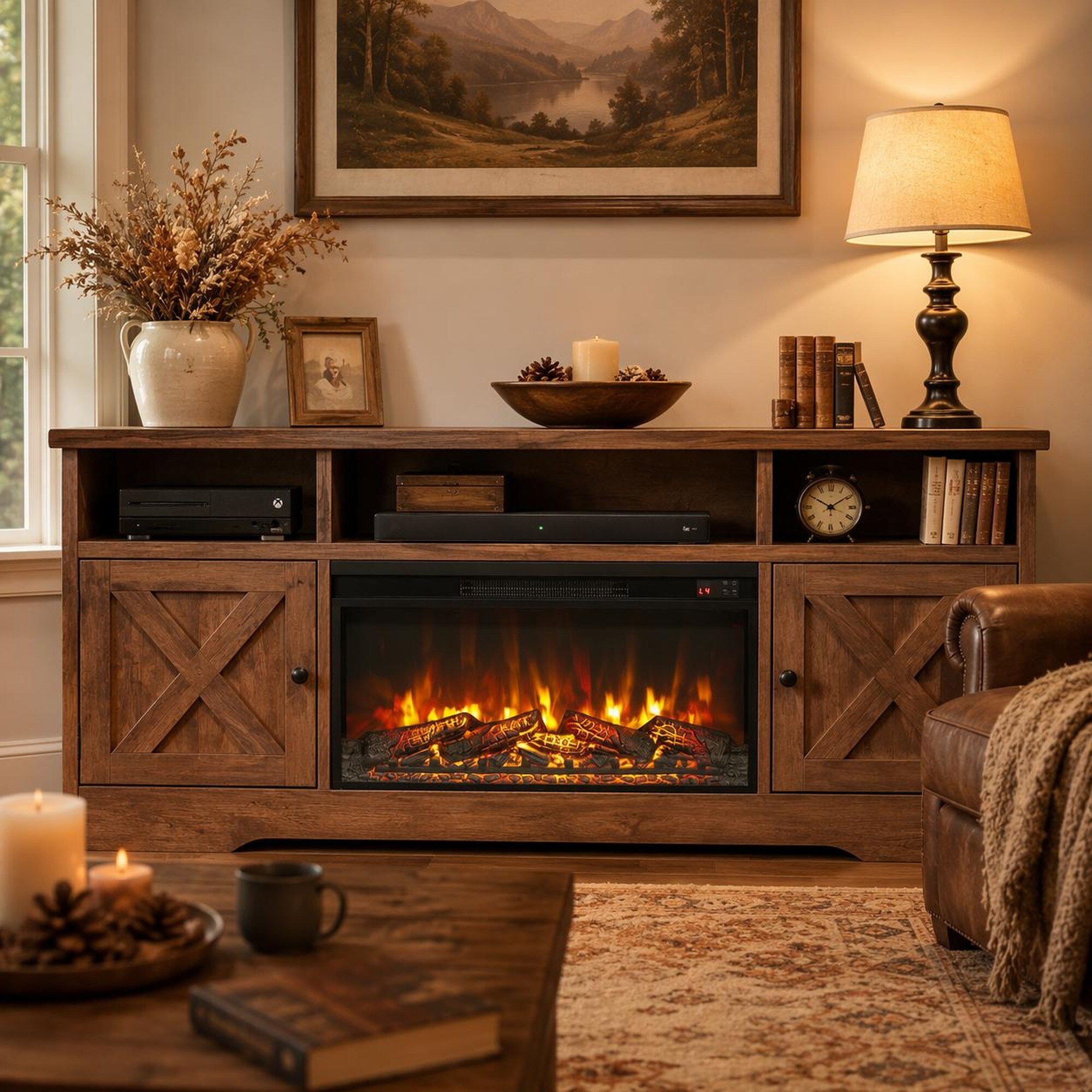 TEINIE HJJ-W1769P518074 Electric-Fireplaces - View #3