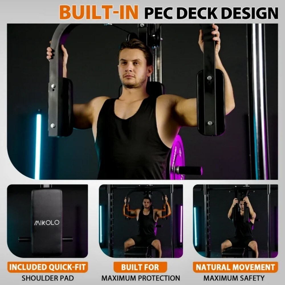 Mikolo M-CS02-B Lat-Pull-Down-Machines - View #7