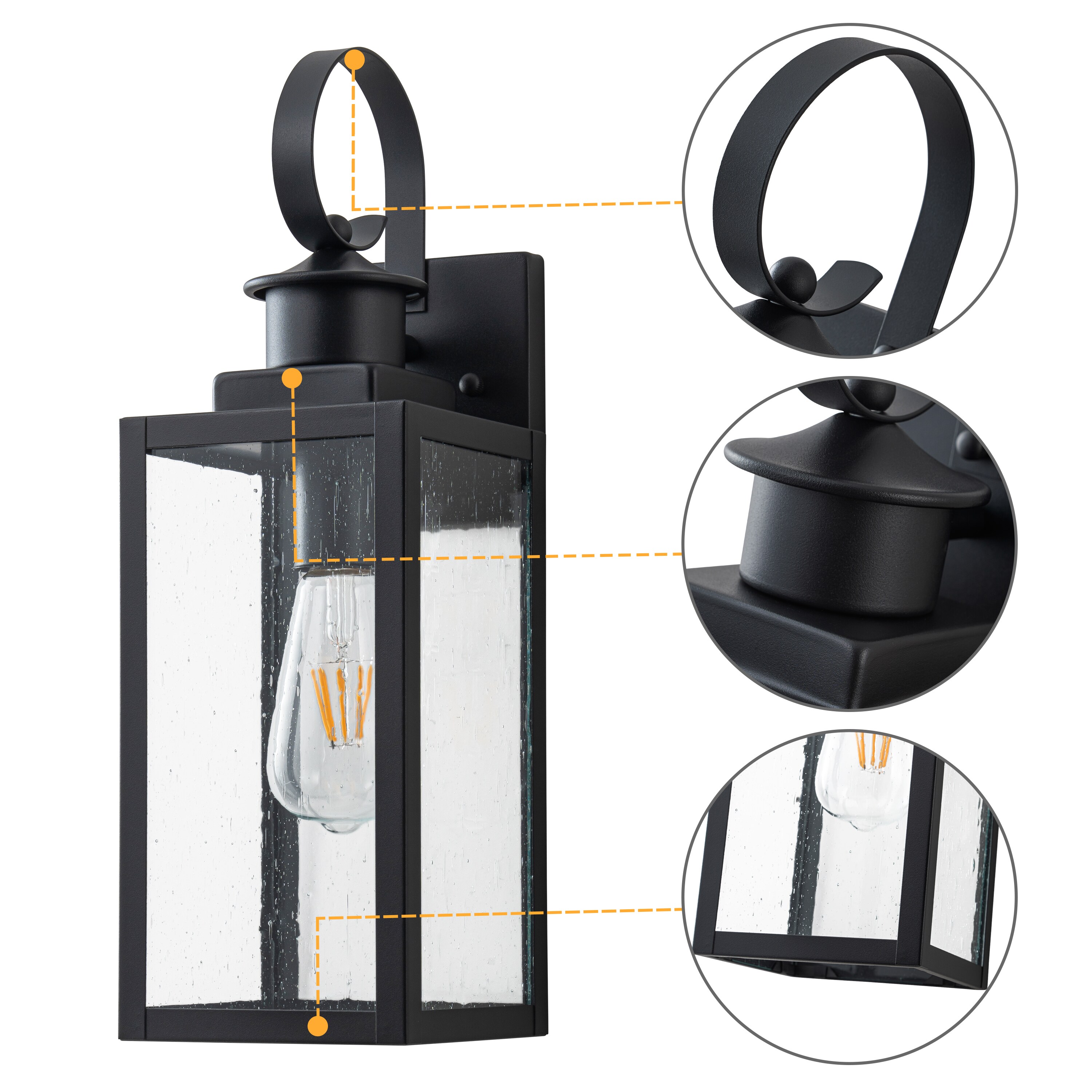 C Cattleya LCA2565-LIN-2W Outdoor-Wall-Lighting - View #4