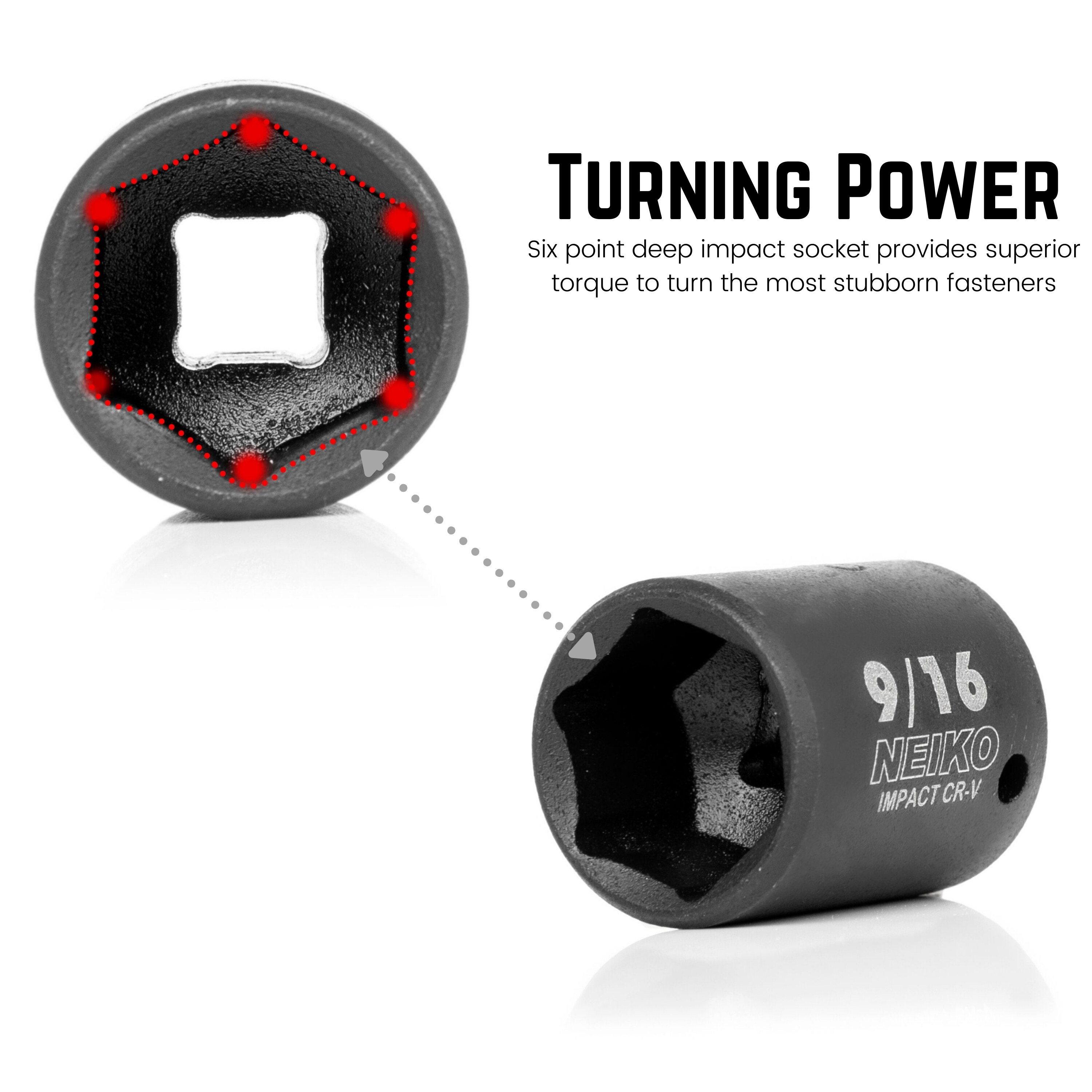 NEIKO 02436A Impact-Socket-Sets - View #2