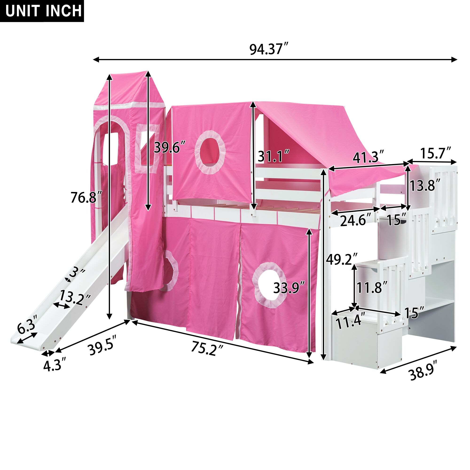 Yiekholo LL-1792AAH Bunk-Beds - View #4