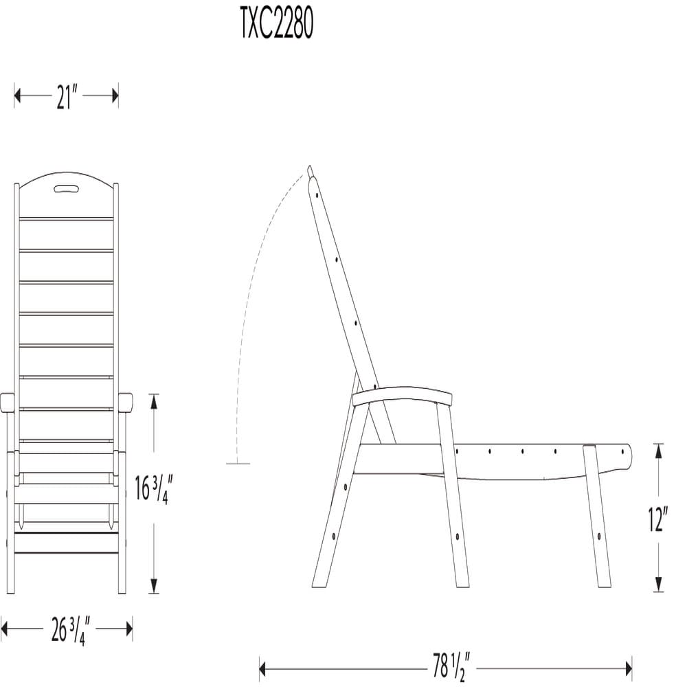 Trex Outdoor Furniture TXC2280CB Patio-Chairs - View #8