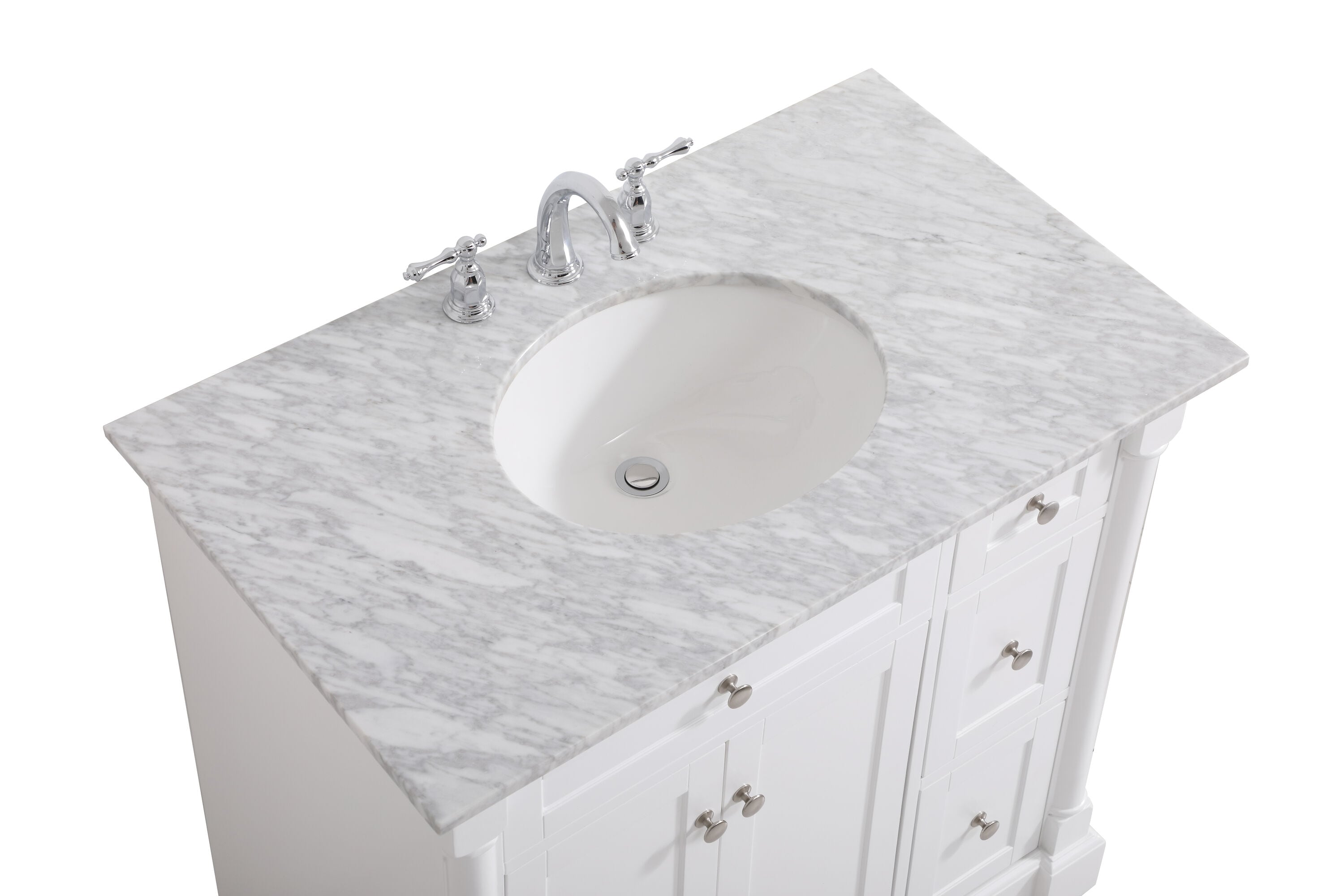 Elegant Decor HF159108WH Bath-Vanity-Combo - View #10