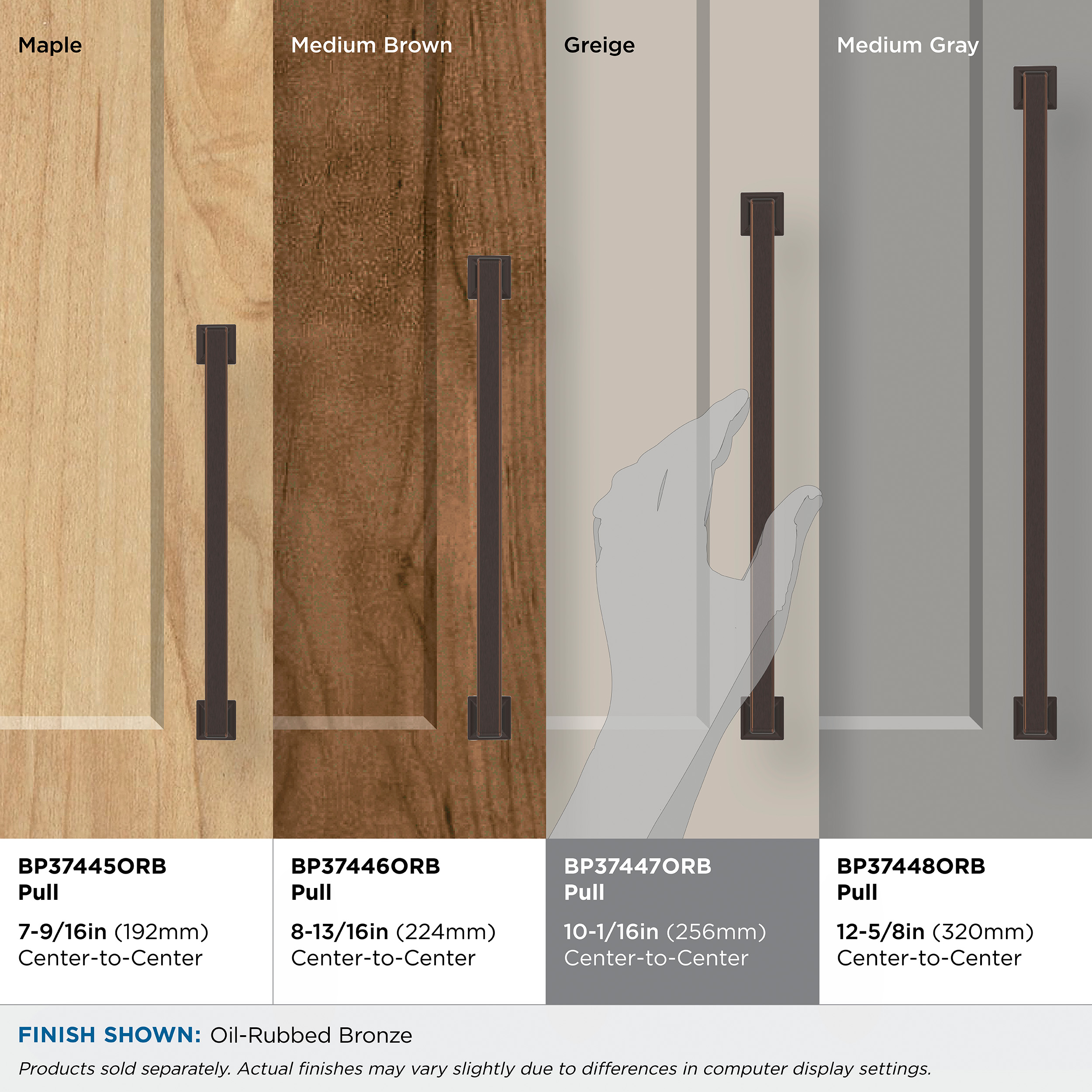 Amerock BP37447ORB Cabinet-Pulls - View #8