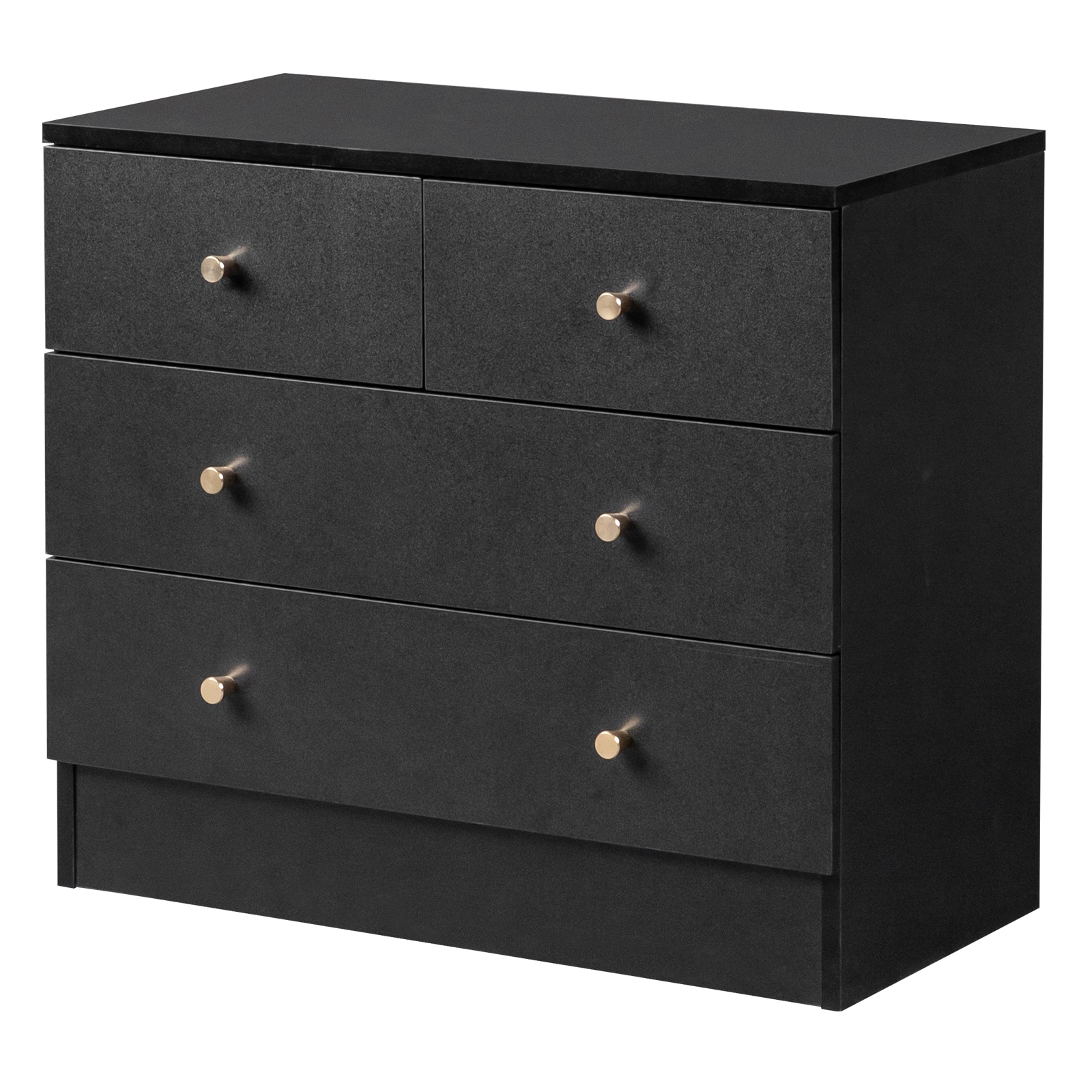 Winado LO1G52004010 Black 4 -Drawer Standard dresser