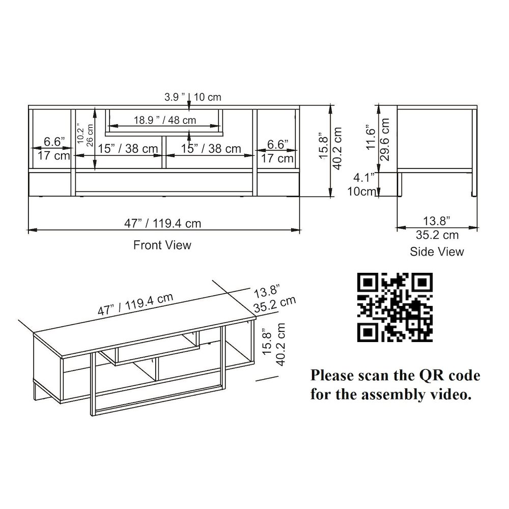 Decorotika ASL47TSM02 Tv-Stands - View #4