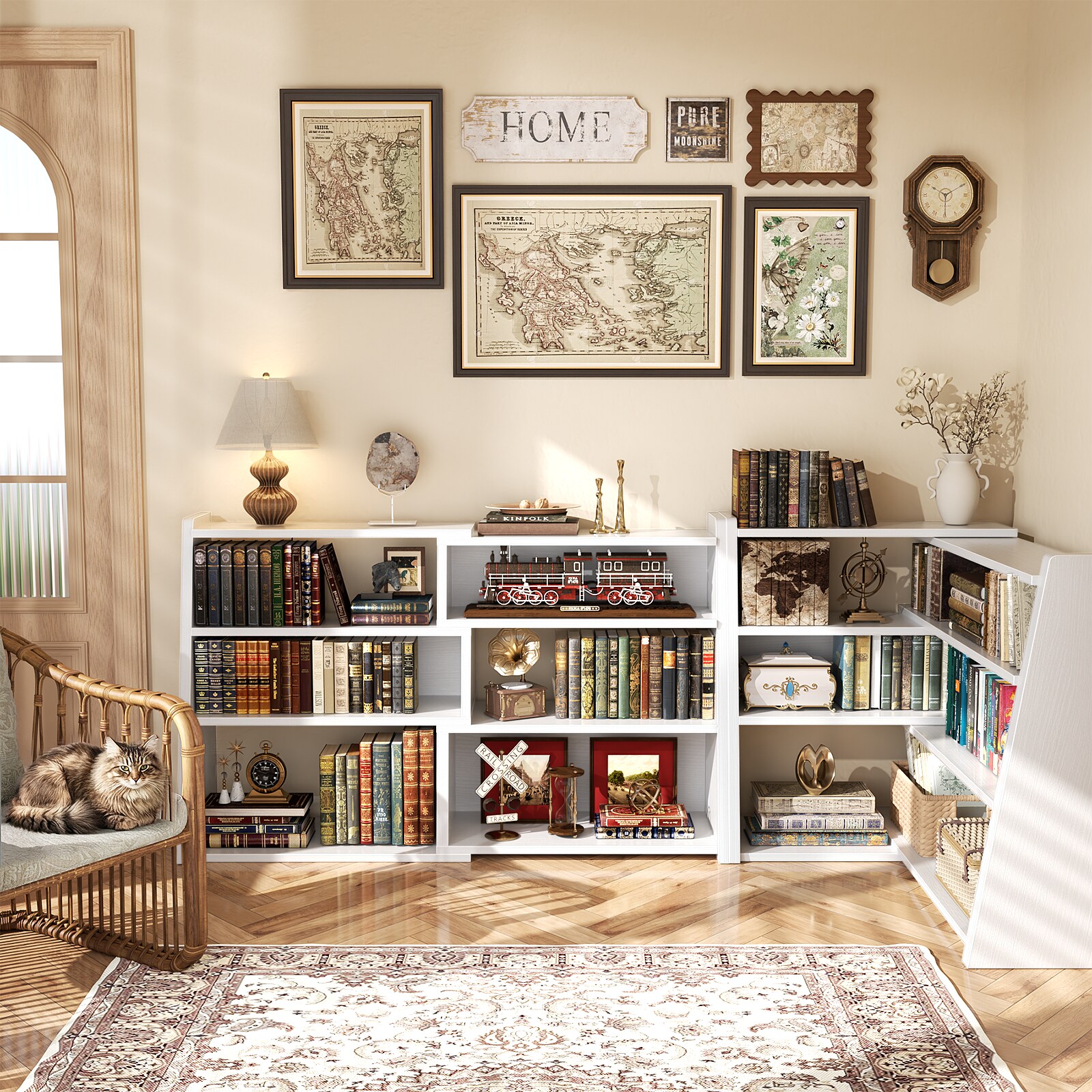 Aheaplus TXSSSJ-3T-W bookcases - View #3