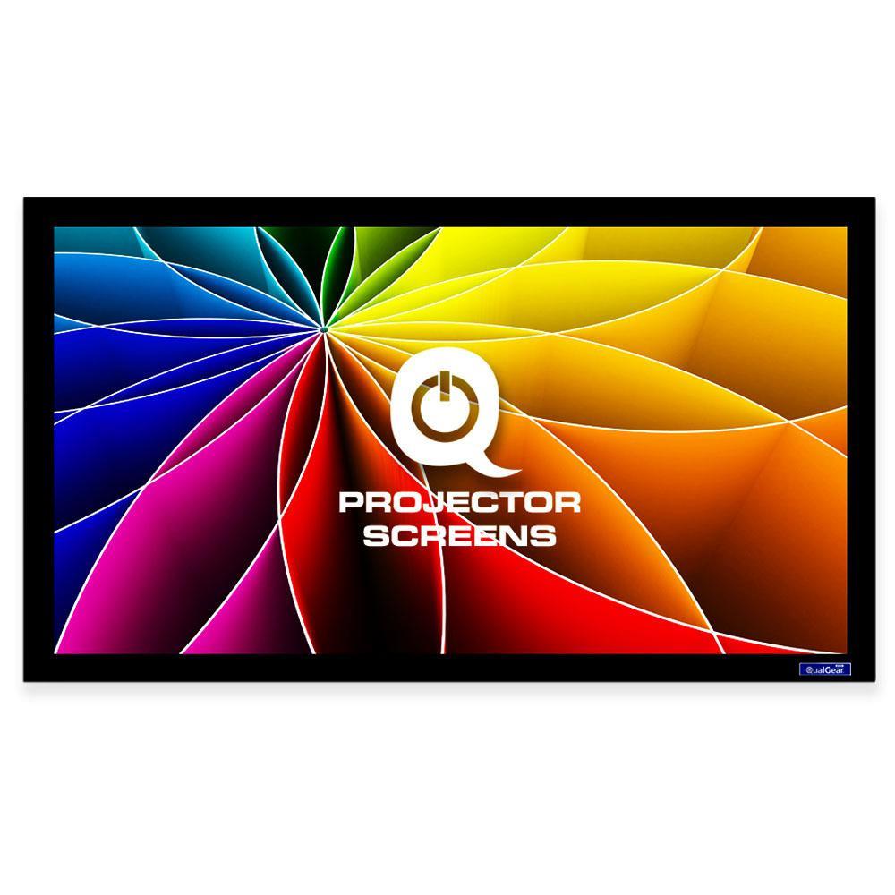 QualGear QG-PS-FF6-169-120-S 120-in L x 109.1-in W x 63.78-in H Movie Screen