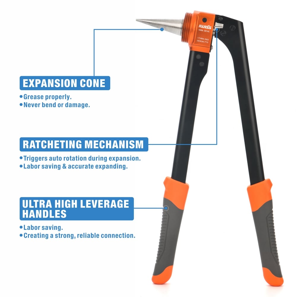 IWISS IWS-3814C Plumbing-Wrenches-Spec-Tools - View #9