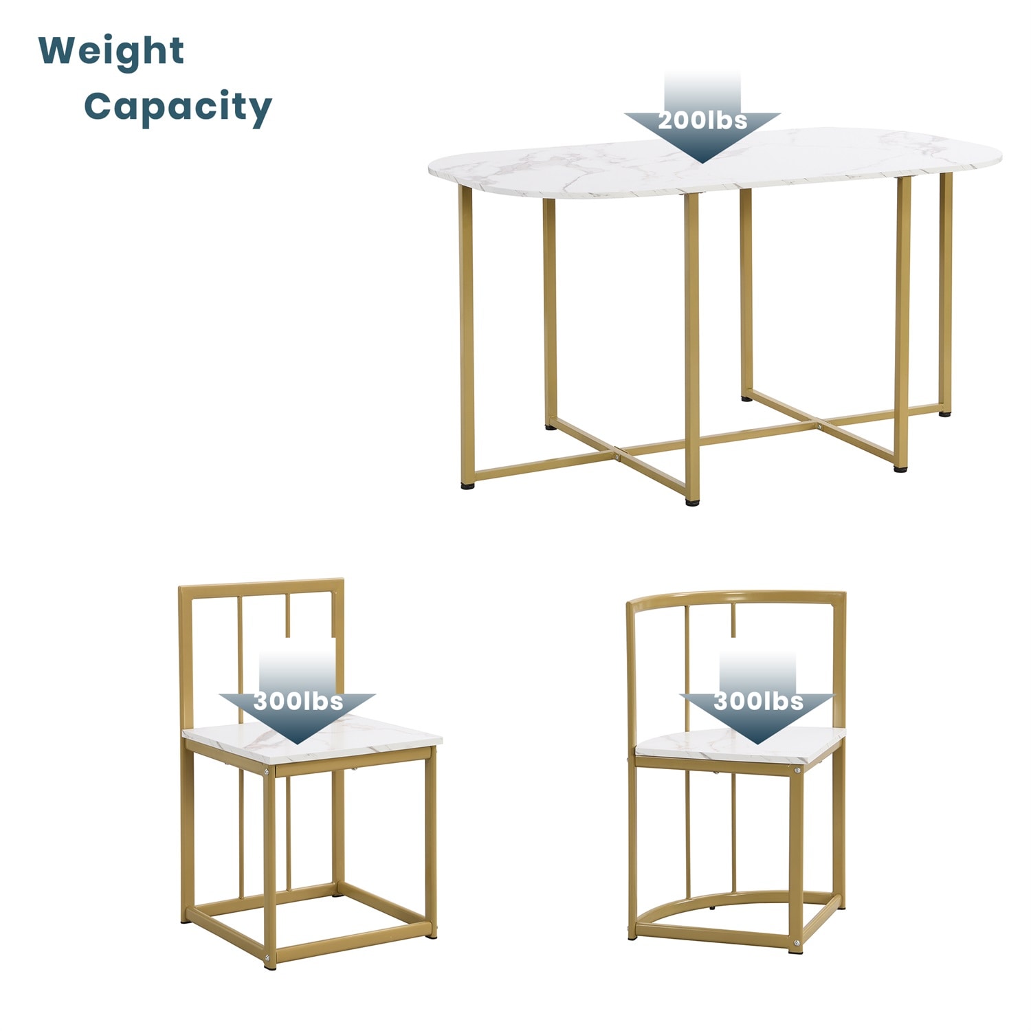 Mondawe MD-TP17AAG Dining-Sets - View #4