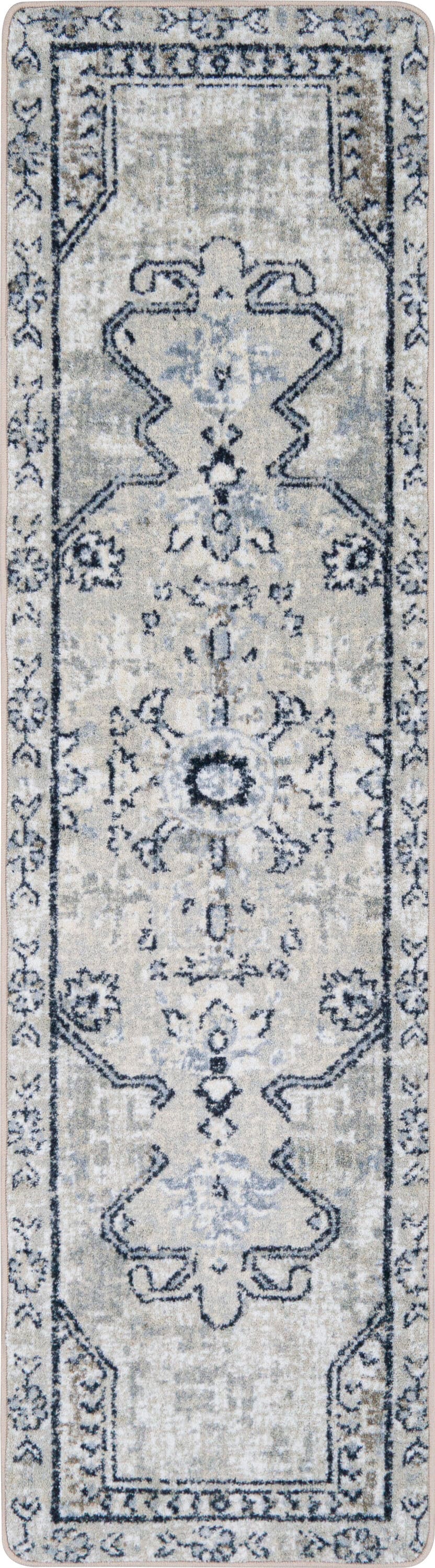 Joy Carpets 2176RR-01 Canyon Tapestry 2 x 8 (ft) Tufted Nylon Sandstone Rectangular Indoor Medallion Persian Runner rug