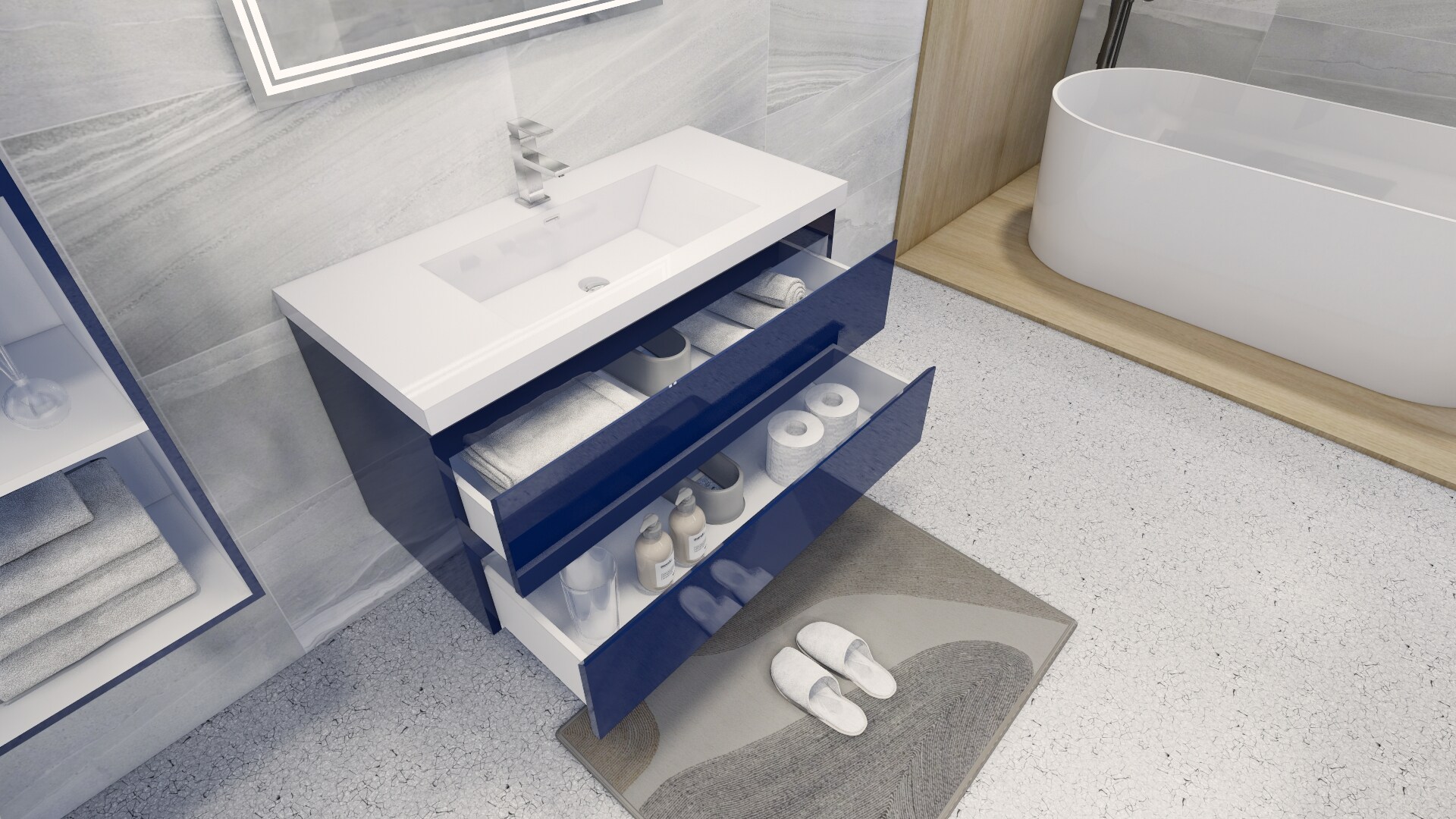Moreno Bath MOB42-NB Bath-Vanity-Combo - View #7