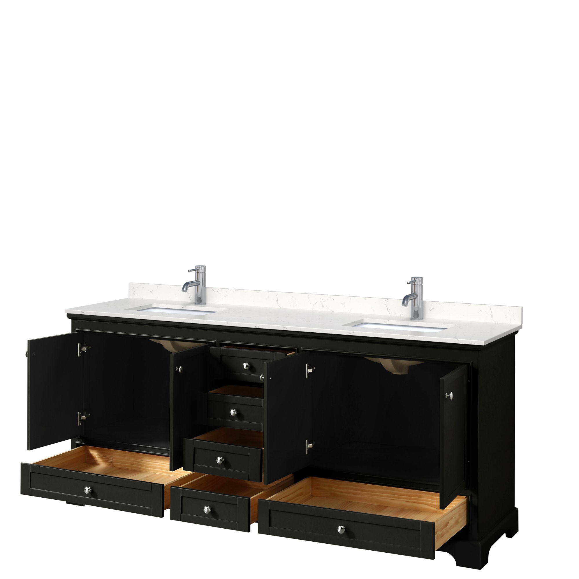 Wyndham Collection WCS202080DDEC2UNSMXX Bath-Vanity-Combo - View #2