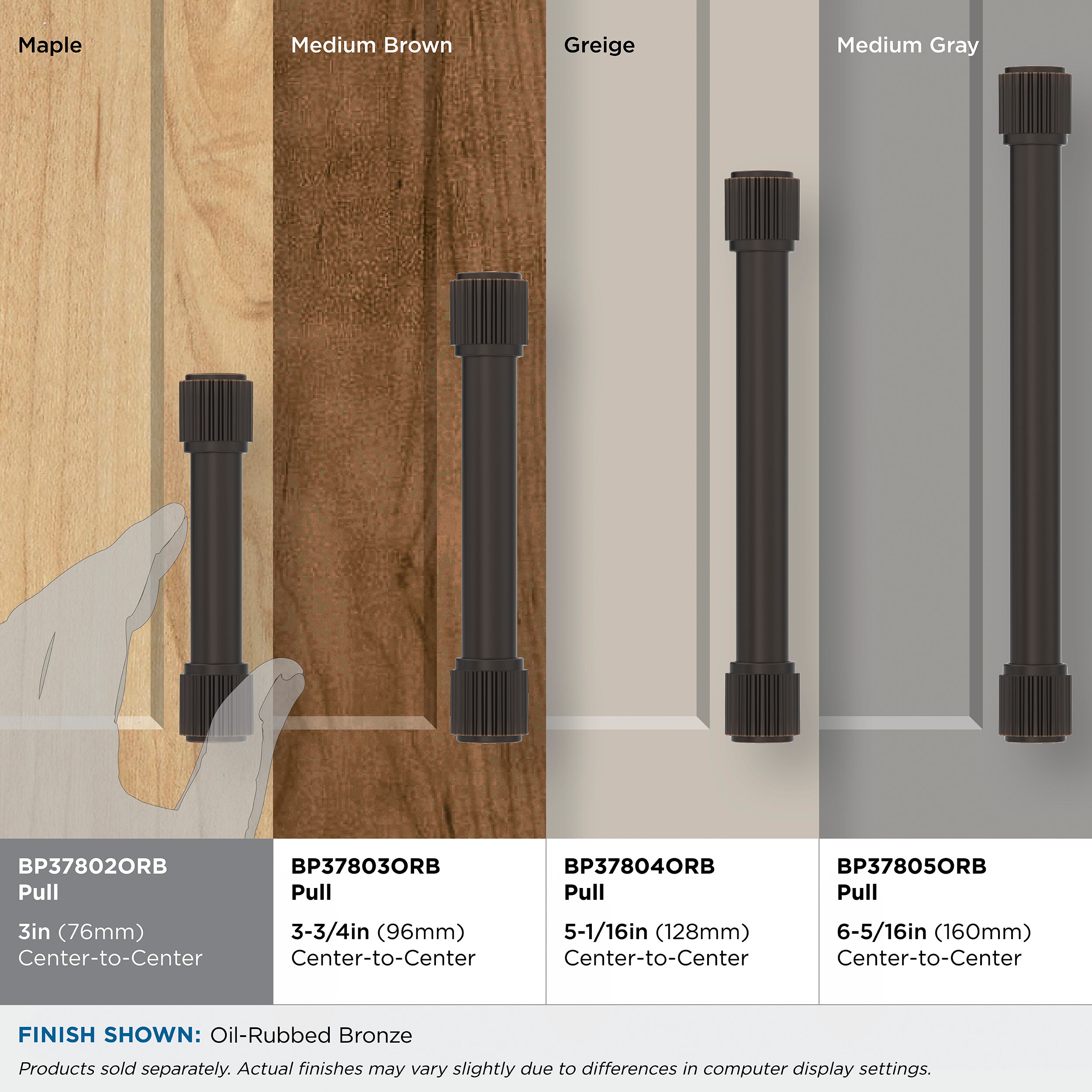 Amerock BP37802ORB Cabinet-Pulls - View #7