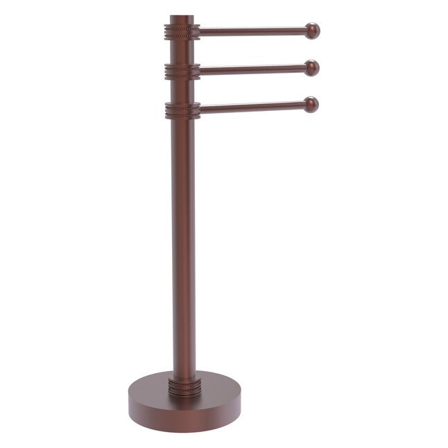 Allied Brass Antique Copper Freestanding Towel Rack Allied Brass Antique Copper Freestanding Towel Rack