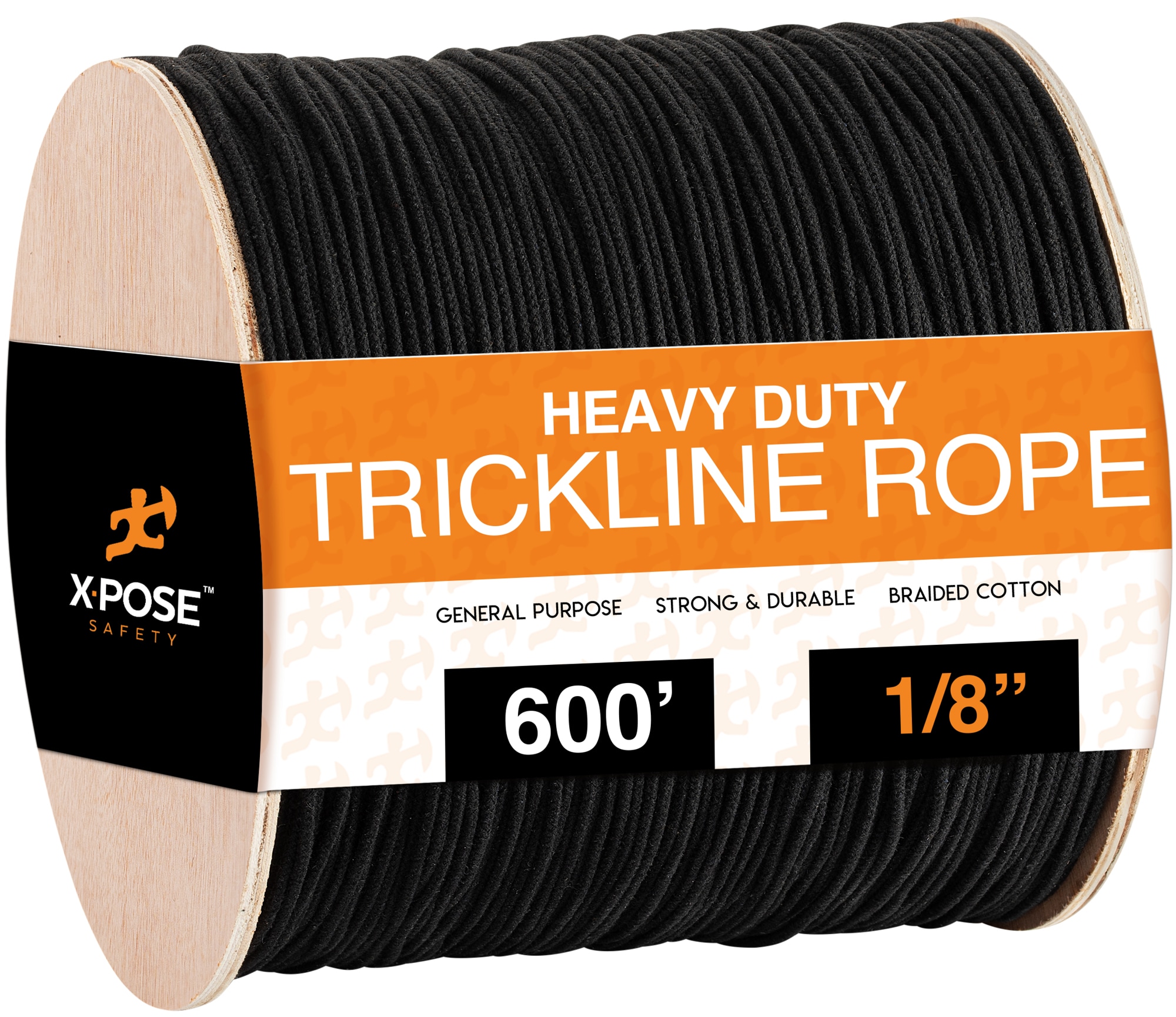 XPOSE SAFETY BTL-600-X-S 0.125-in x 600-ft Polyester Rope (By-the-Roll)