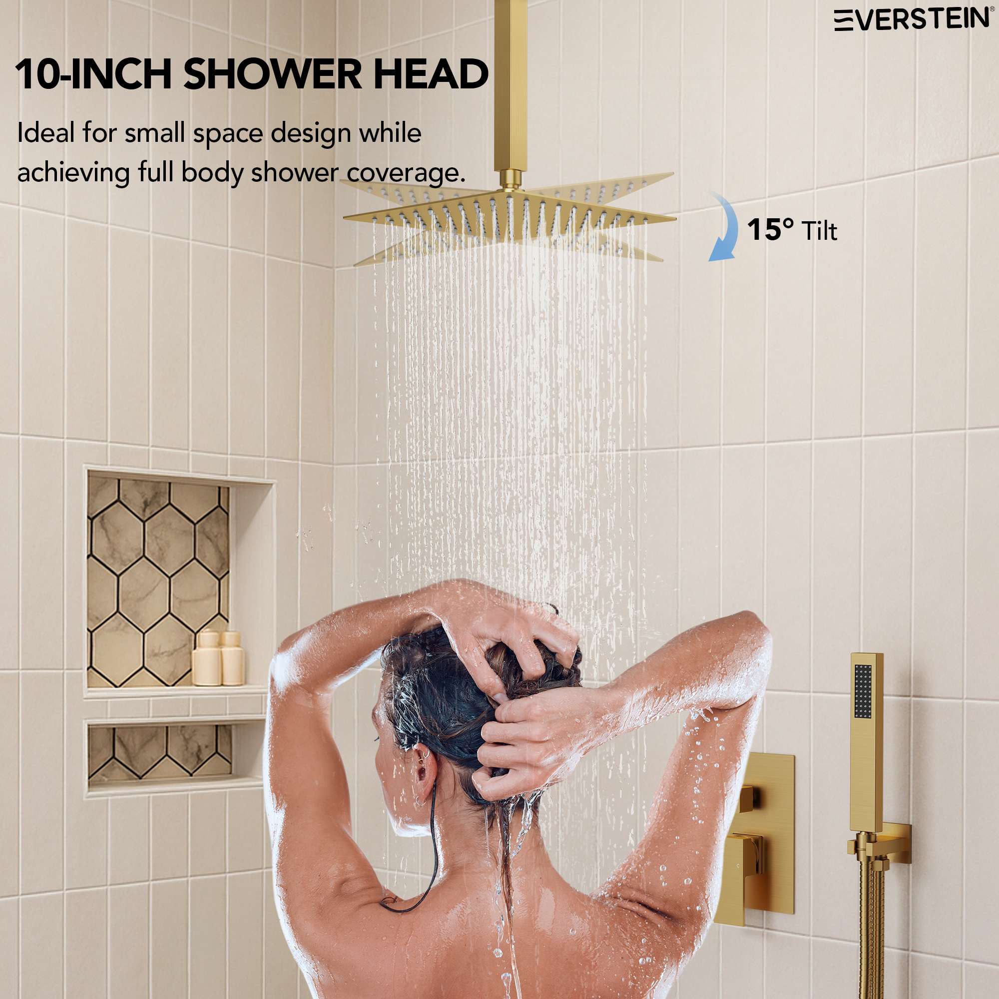 EVERSTEIN SFS1001-GD10 Tub-Shower-Faucets - View #4