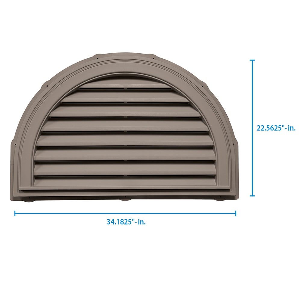 Builders Edge 120023422008 Gable-Vents - View #3