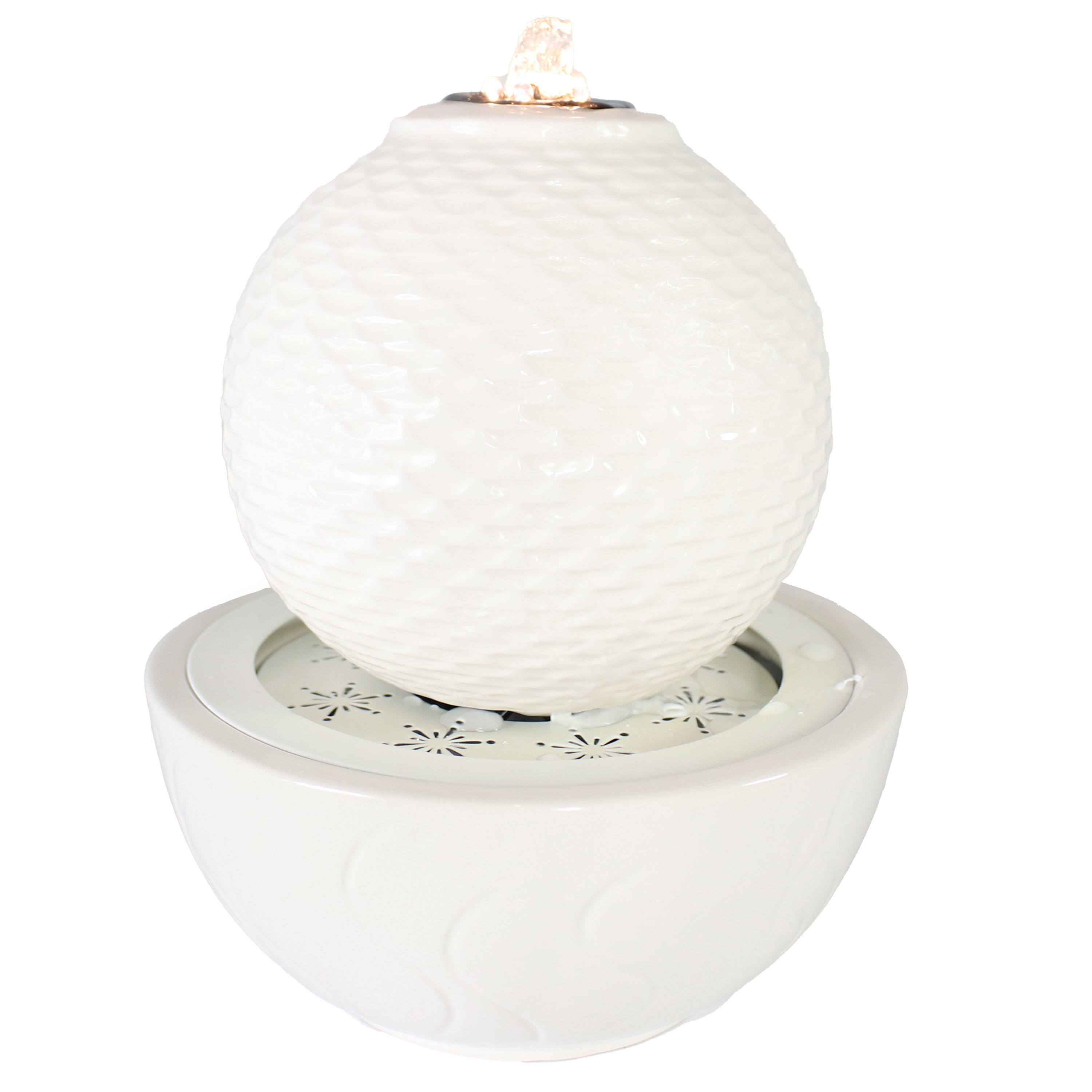 Sunnydaze Decor HDC-246 9.5-in Ceramic Tabletop Indoor Fountain