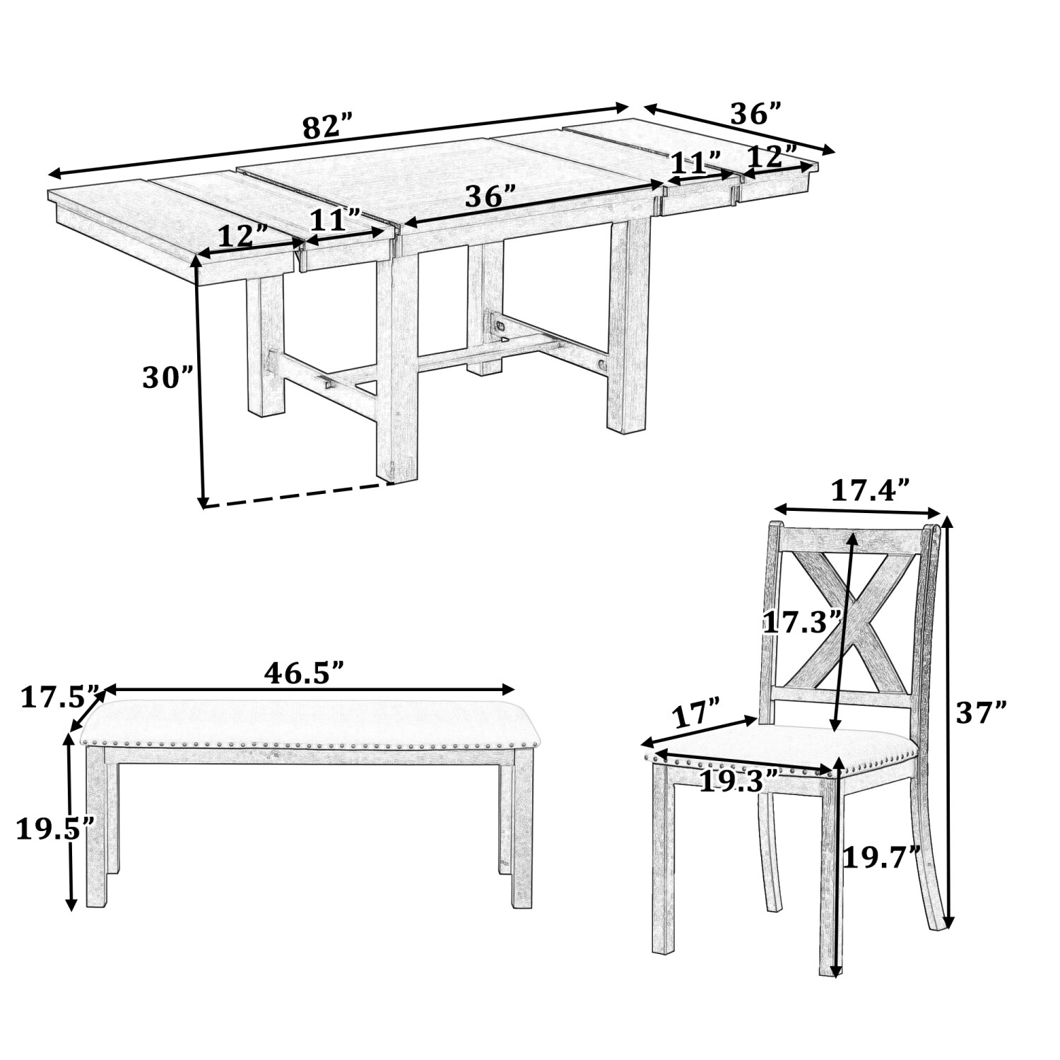 Streamdale Furniture N717S000023B Dining-Sets - View #4