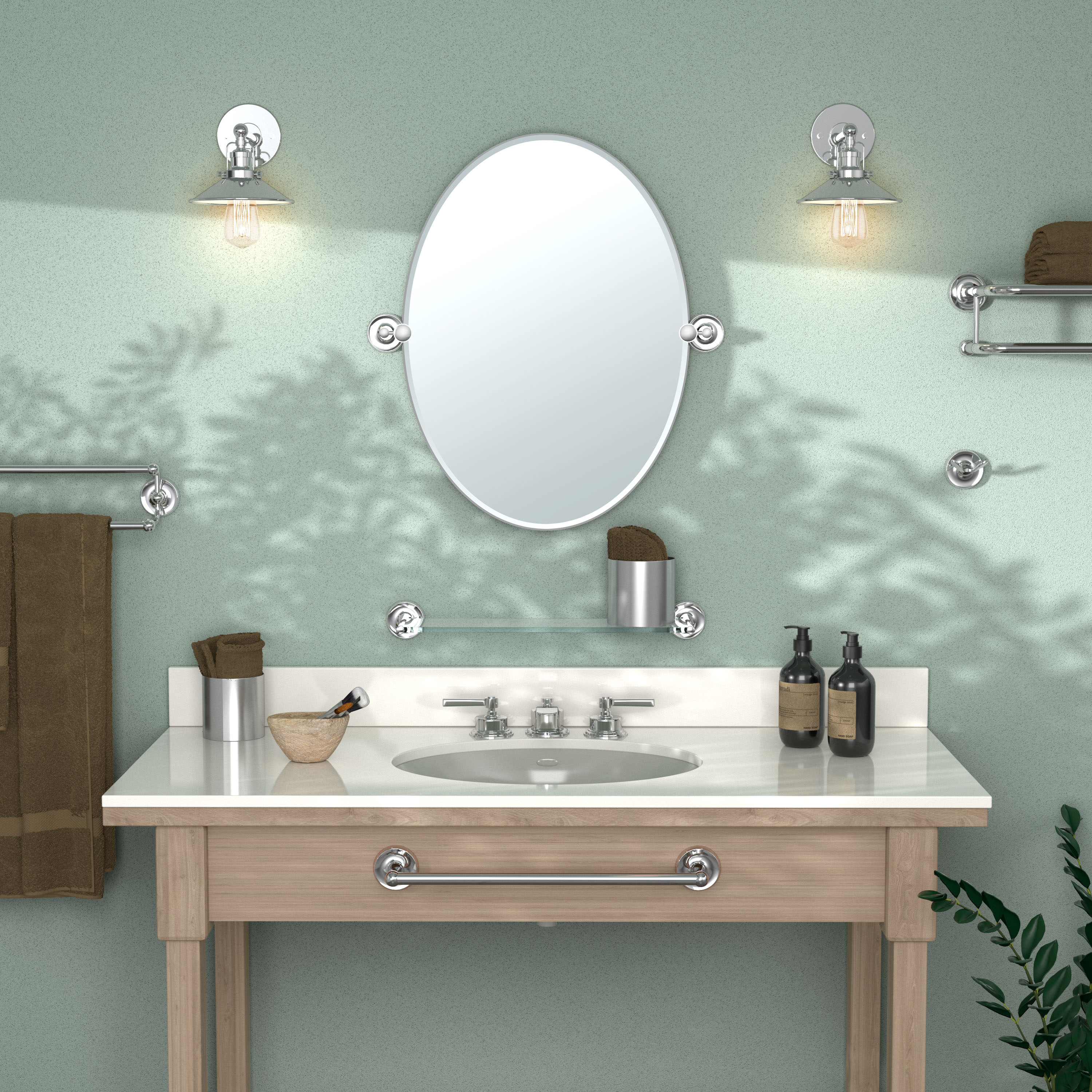 Gatco 5077 Bathroom-Shelves - View #3