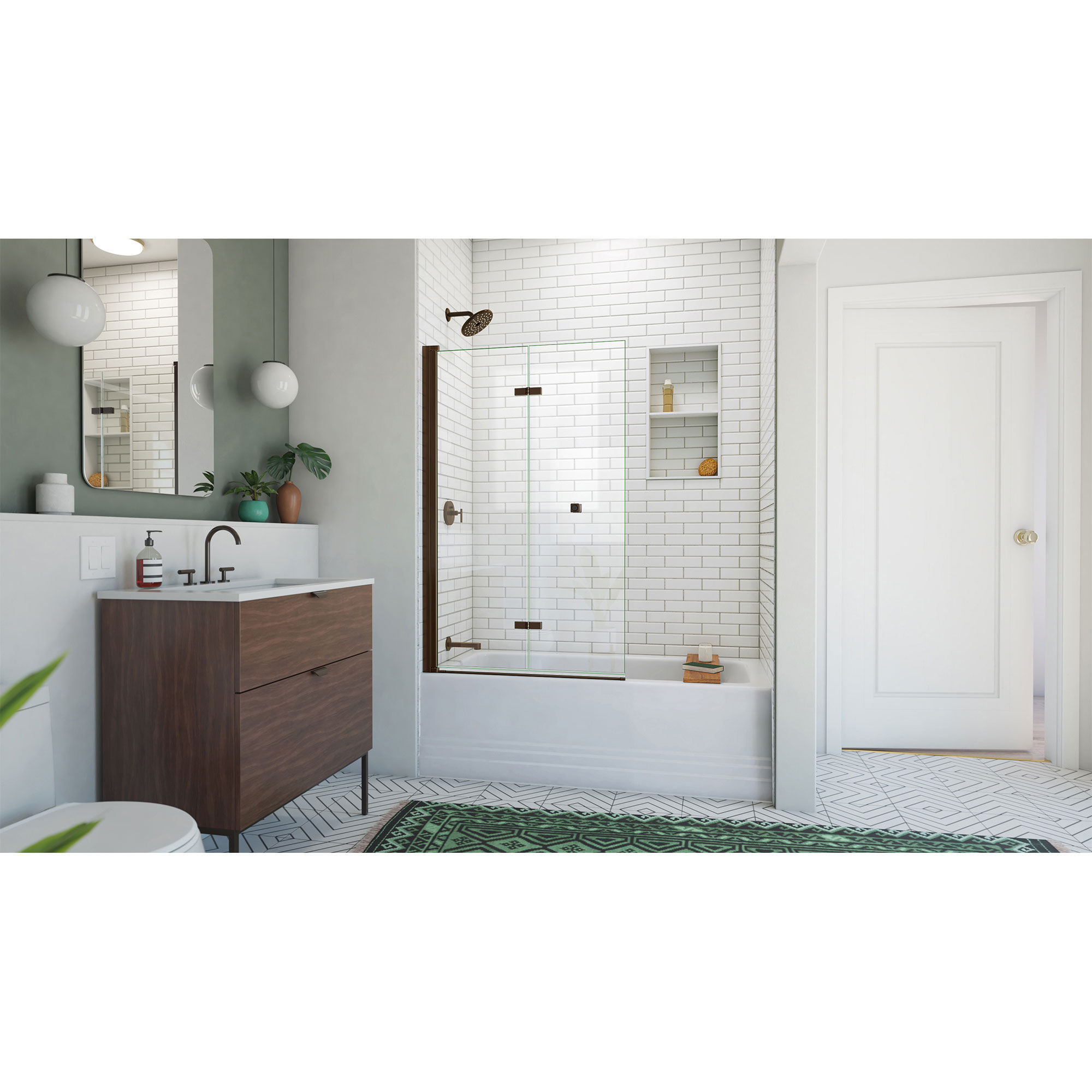DreamLine SD-363658Q-06 Bathtub-Doors - View #4