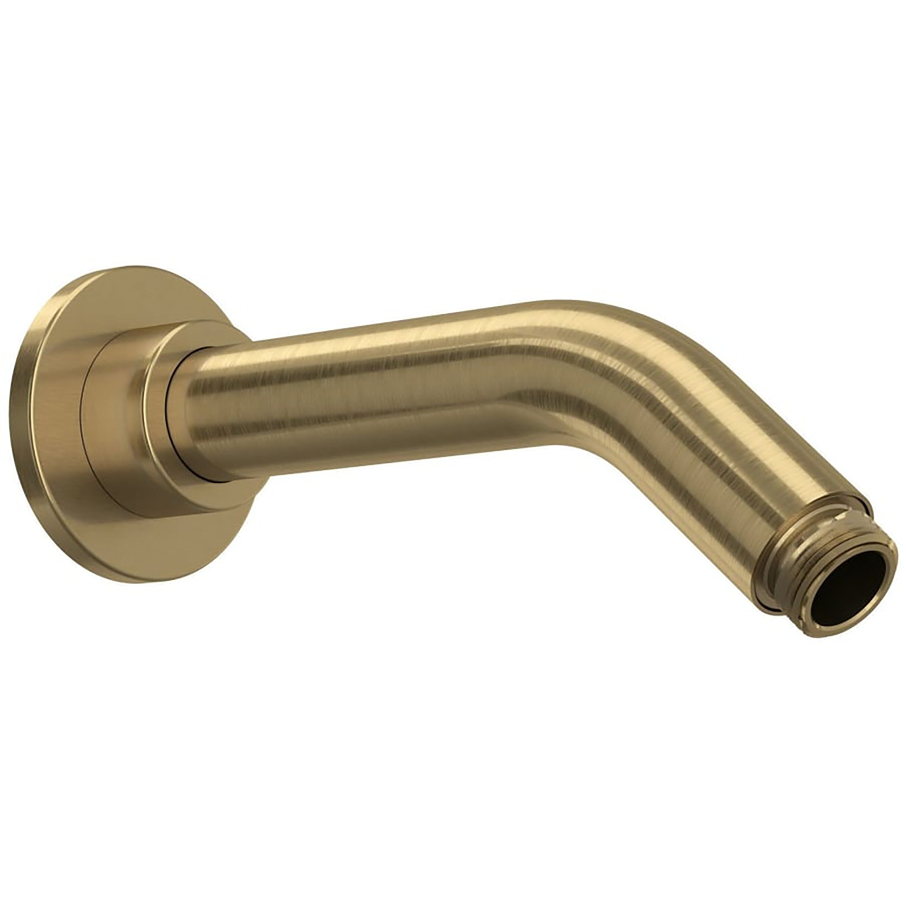 Rohl 70127SAAG Tenerife Antique Gold 7.48-in Universal Shower Water connection 1.5-in -ID