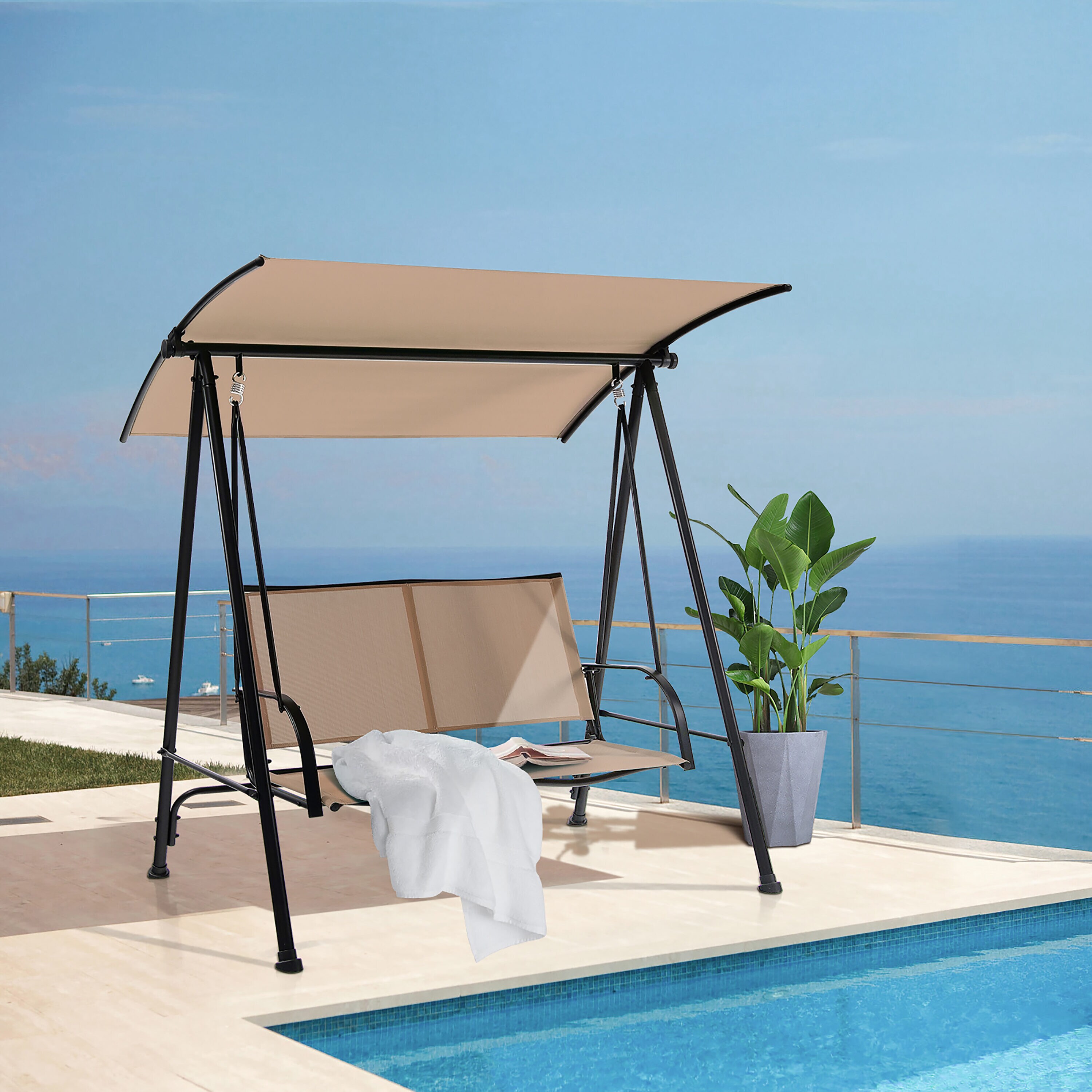 Costway NP10403BE Swing-Gliders - View #7