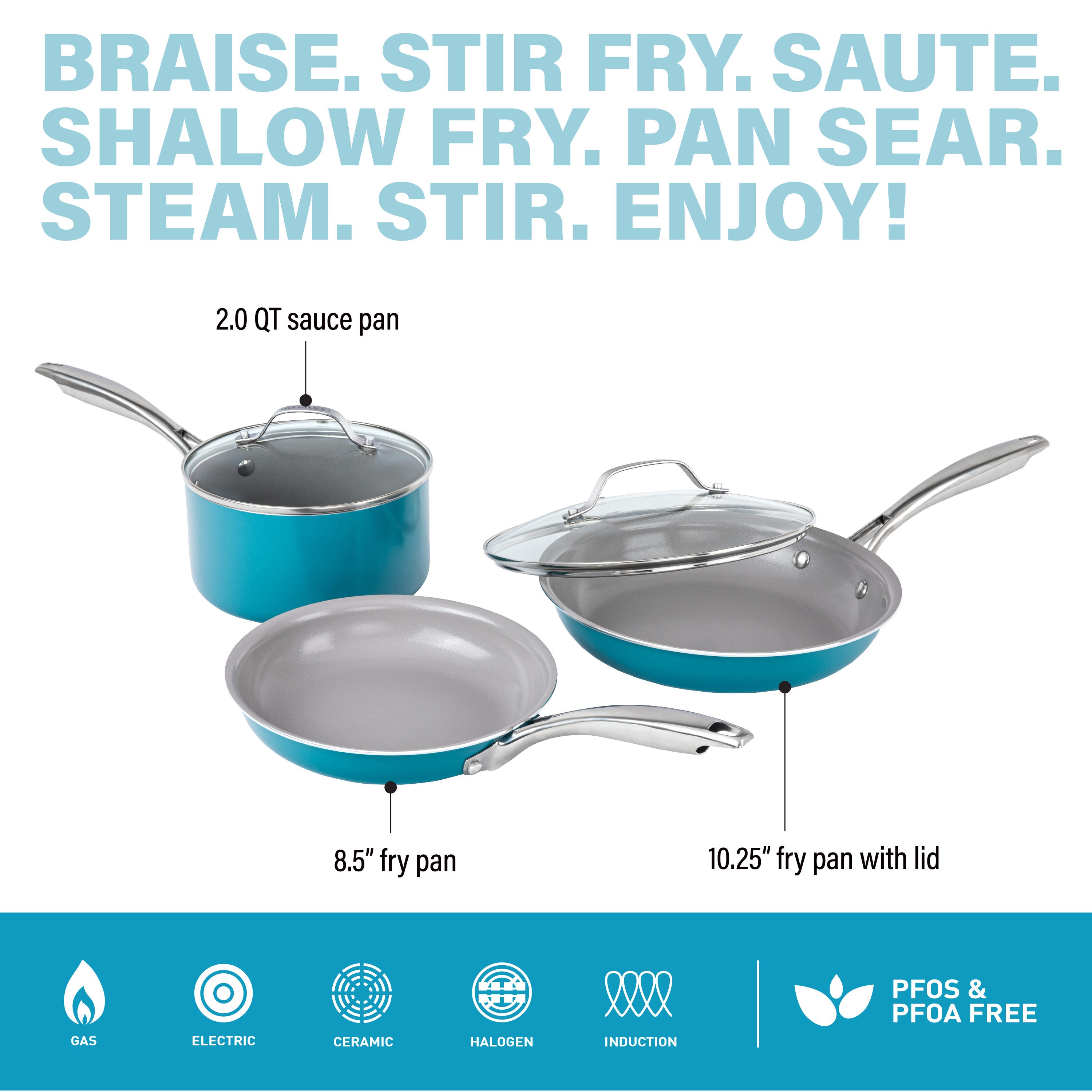 8.5 & 10 Frying Pan Set