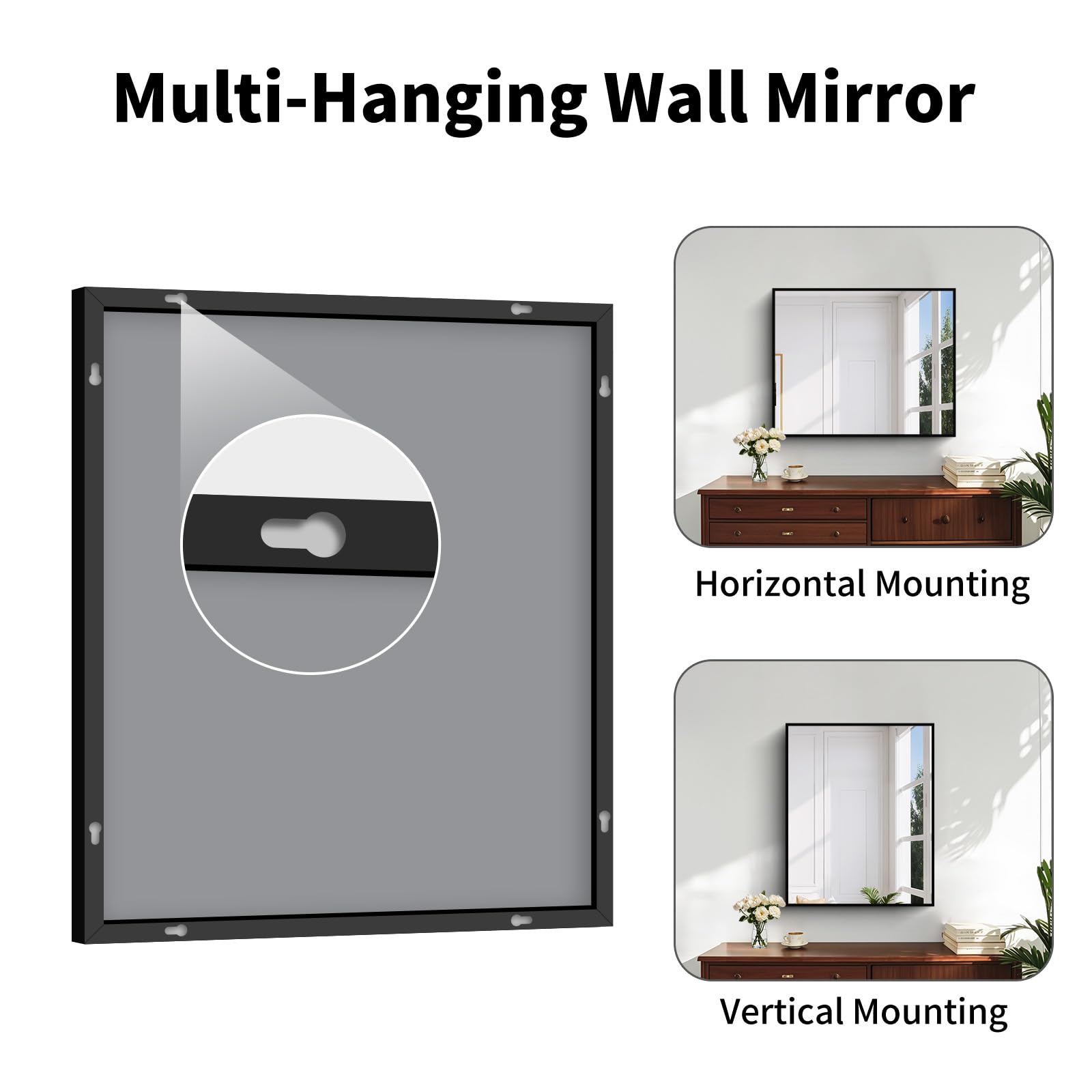 Aoibox LAB810Z0 Framed-Bath-Mirrors - View #5