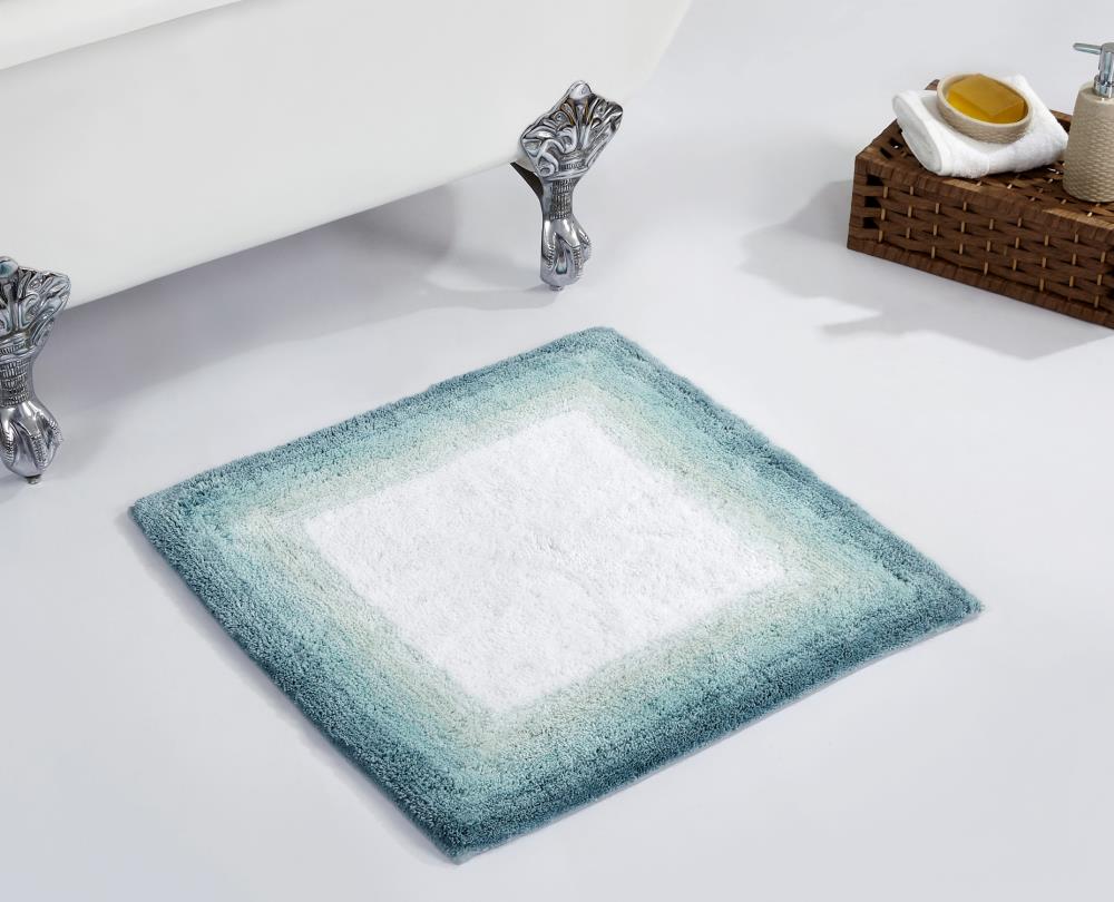 Better Trends BATO24STU Torrent Bath Rug 24-Inches x 24-Inches Turquoise Cotton Bath rug