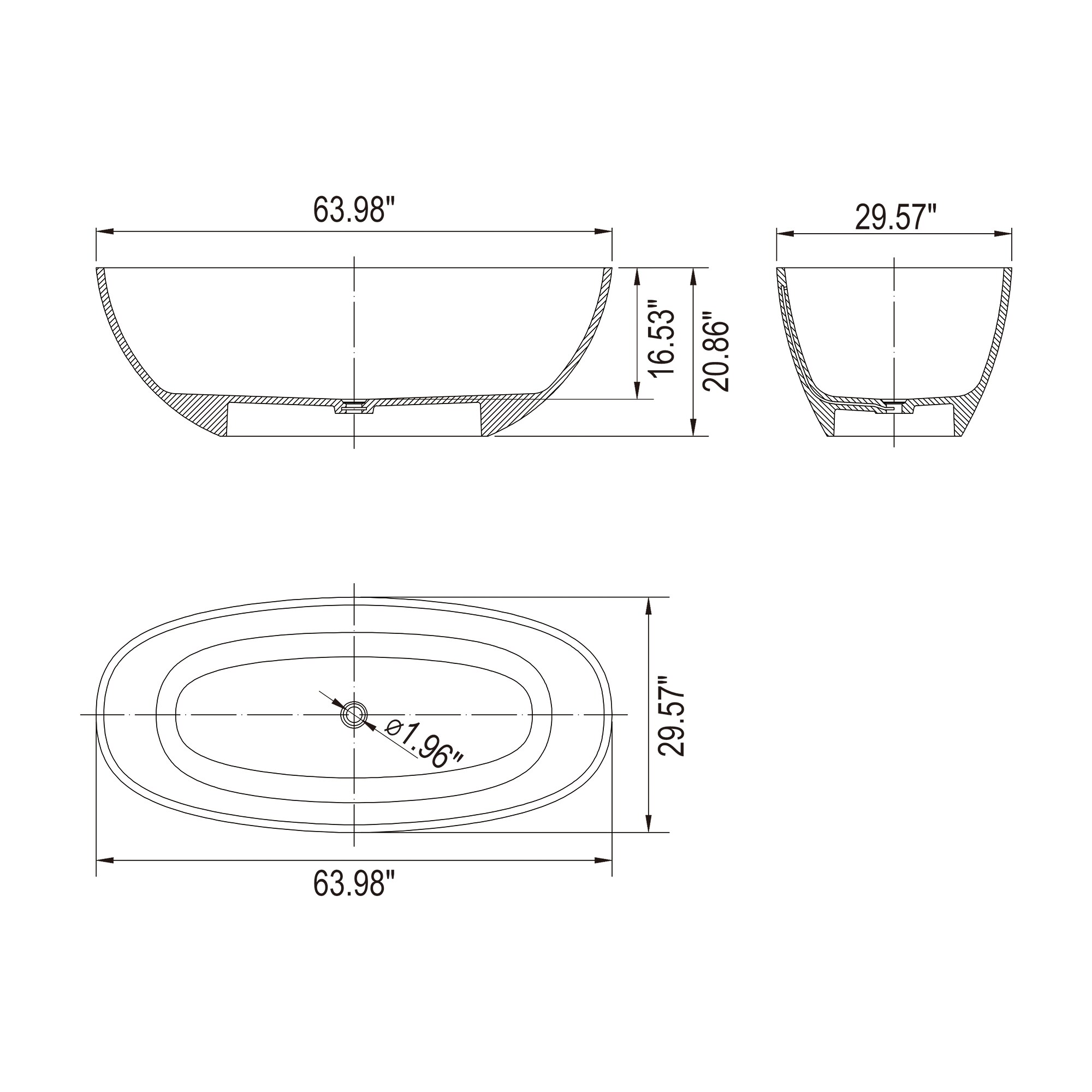 LIVIZA GIJ-MYO64TB bathtubs - View #2