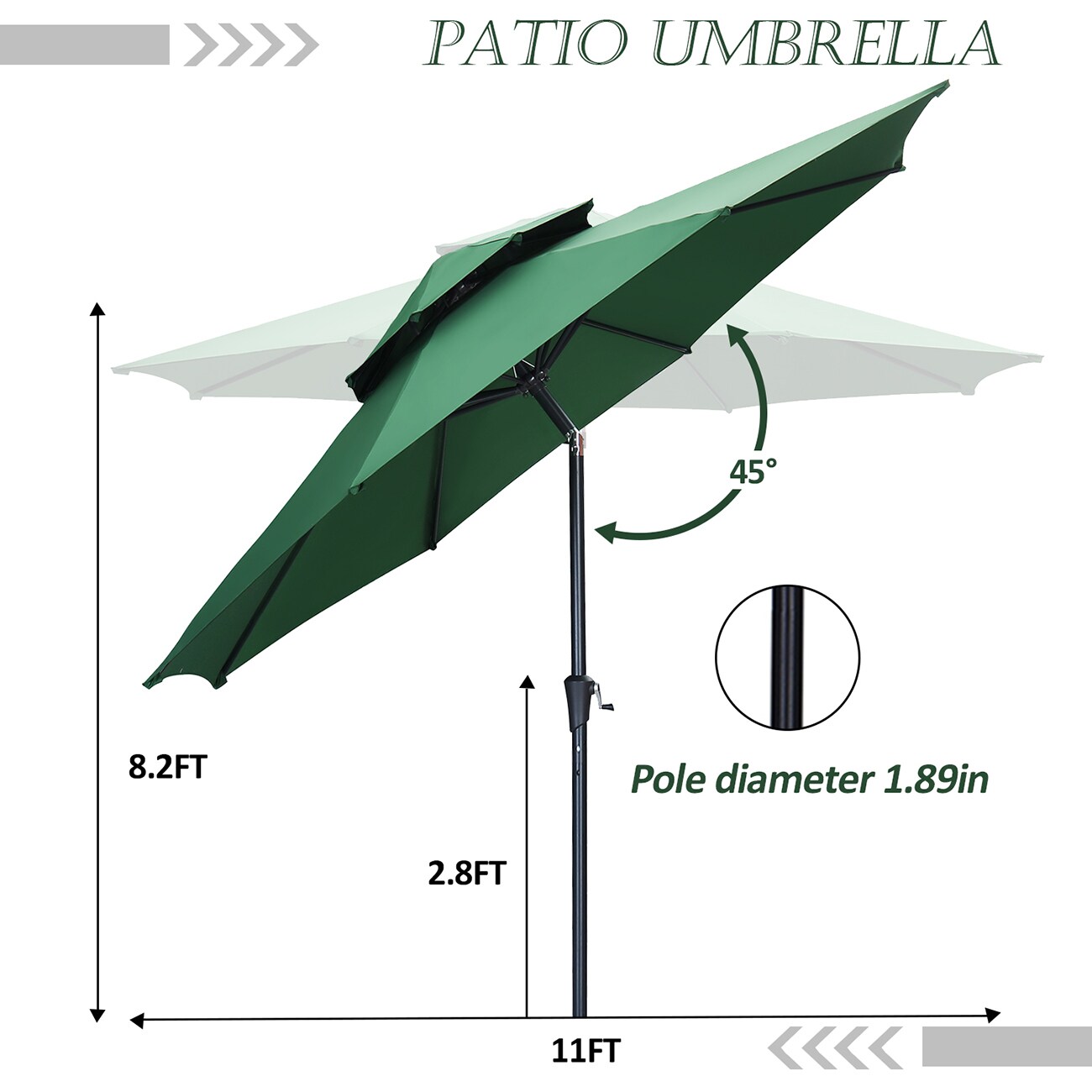 Ainfox 0SUHJRXG3N Umbrellas-2 - View #6