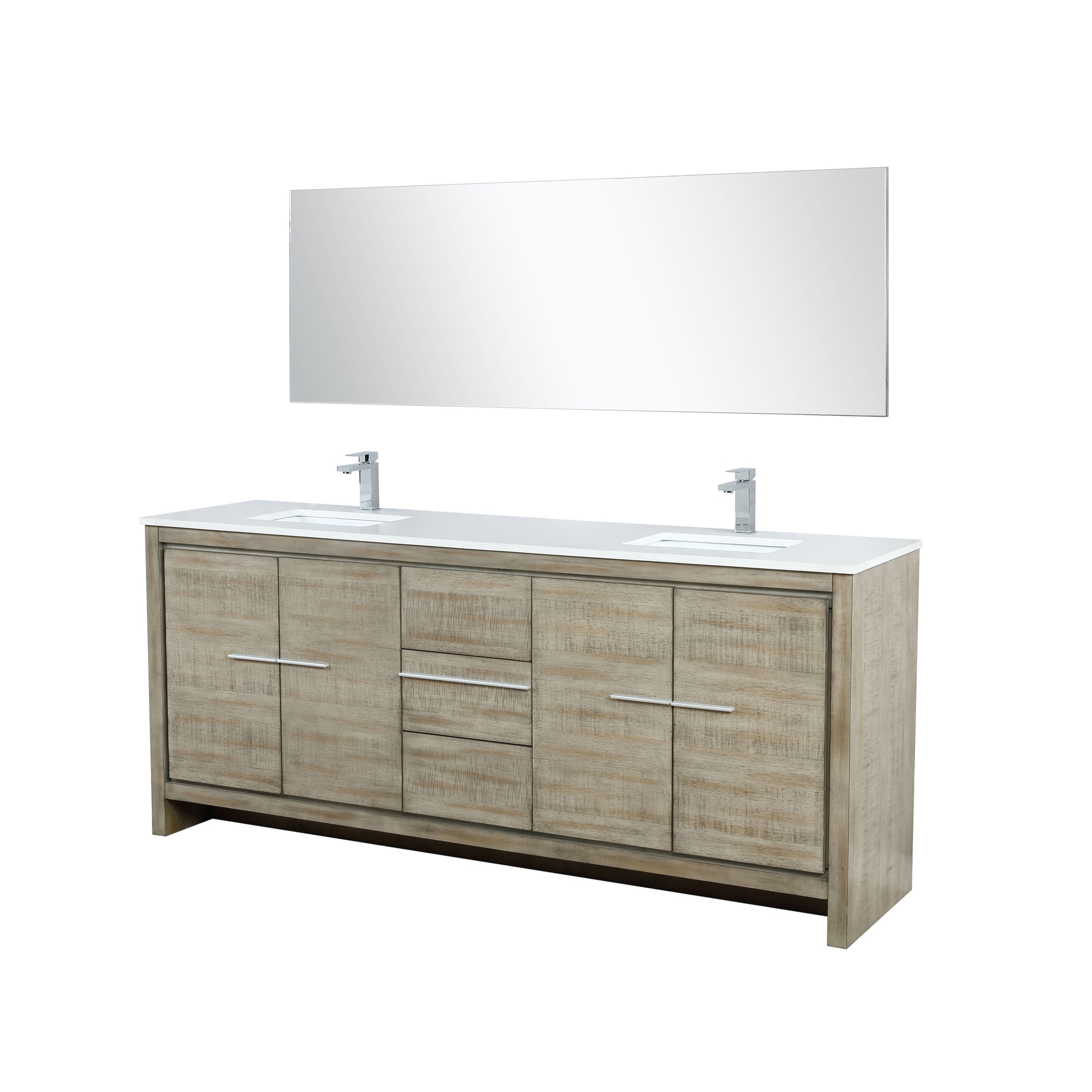 Lexora LLF80DKSODM70FCH Bath-Vanity-Combo - View #2