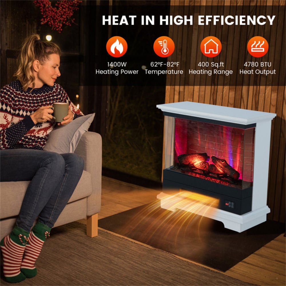 BABOOM BOM-179-WH-CO Electric-Fireplaces - View #6