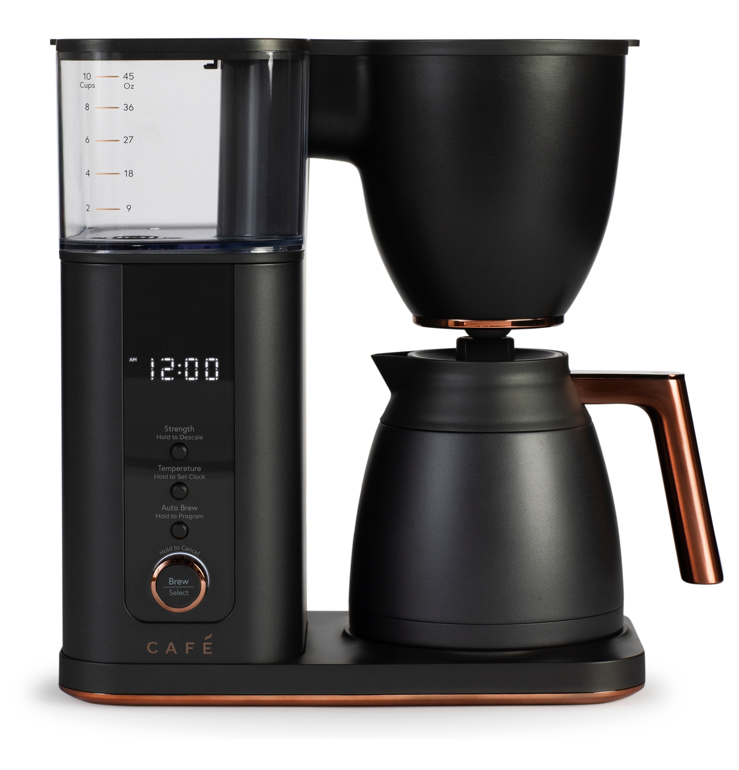 Cafe 10 Cup Programmable Drip Coffee Maker with Automatic Shut off Matte Black in the Coffee Makers department at Lowes