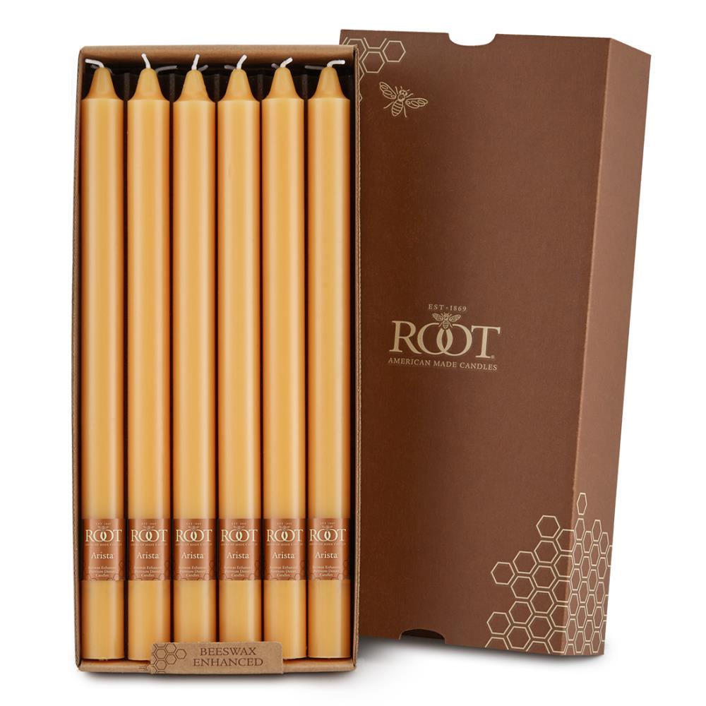 Root Candles 8241 12-Pack Orange Taper Candle