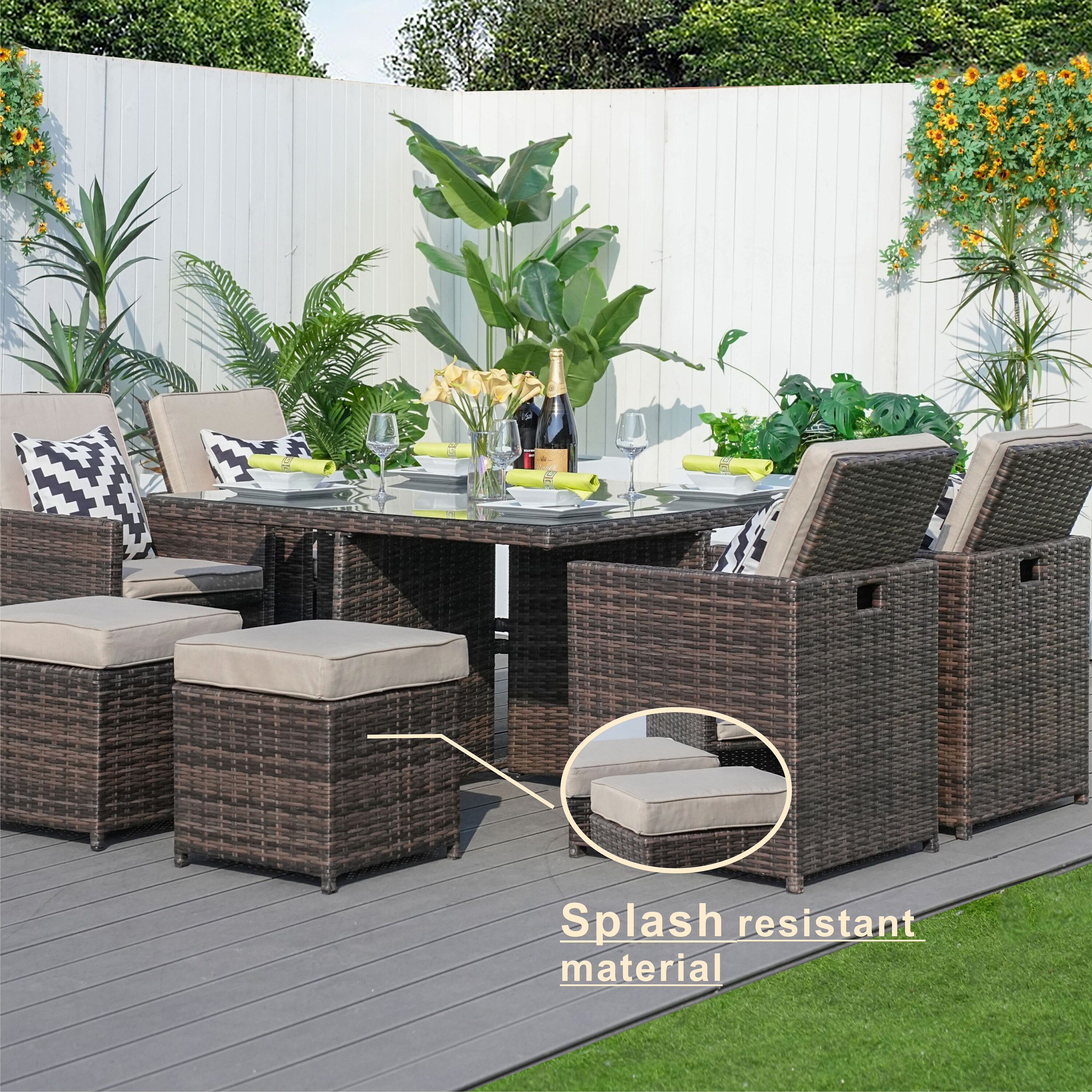 Moda Furnishings MOD-3233B-B Patio-Dining-Sets - View #5