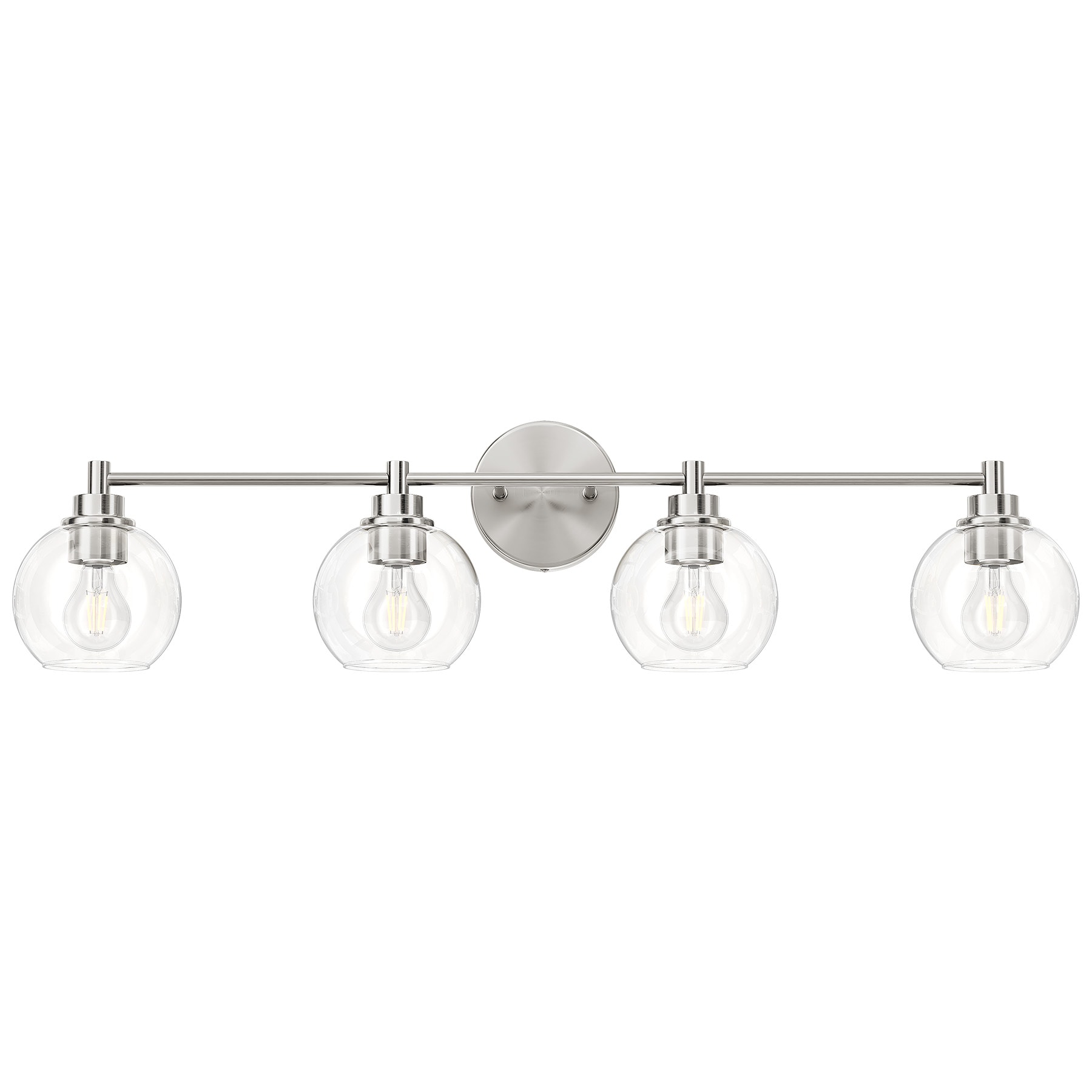 CO-Z 33.5 4 Light Brushed Nickel Modern/contemporary Bathroom Vanity light