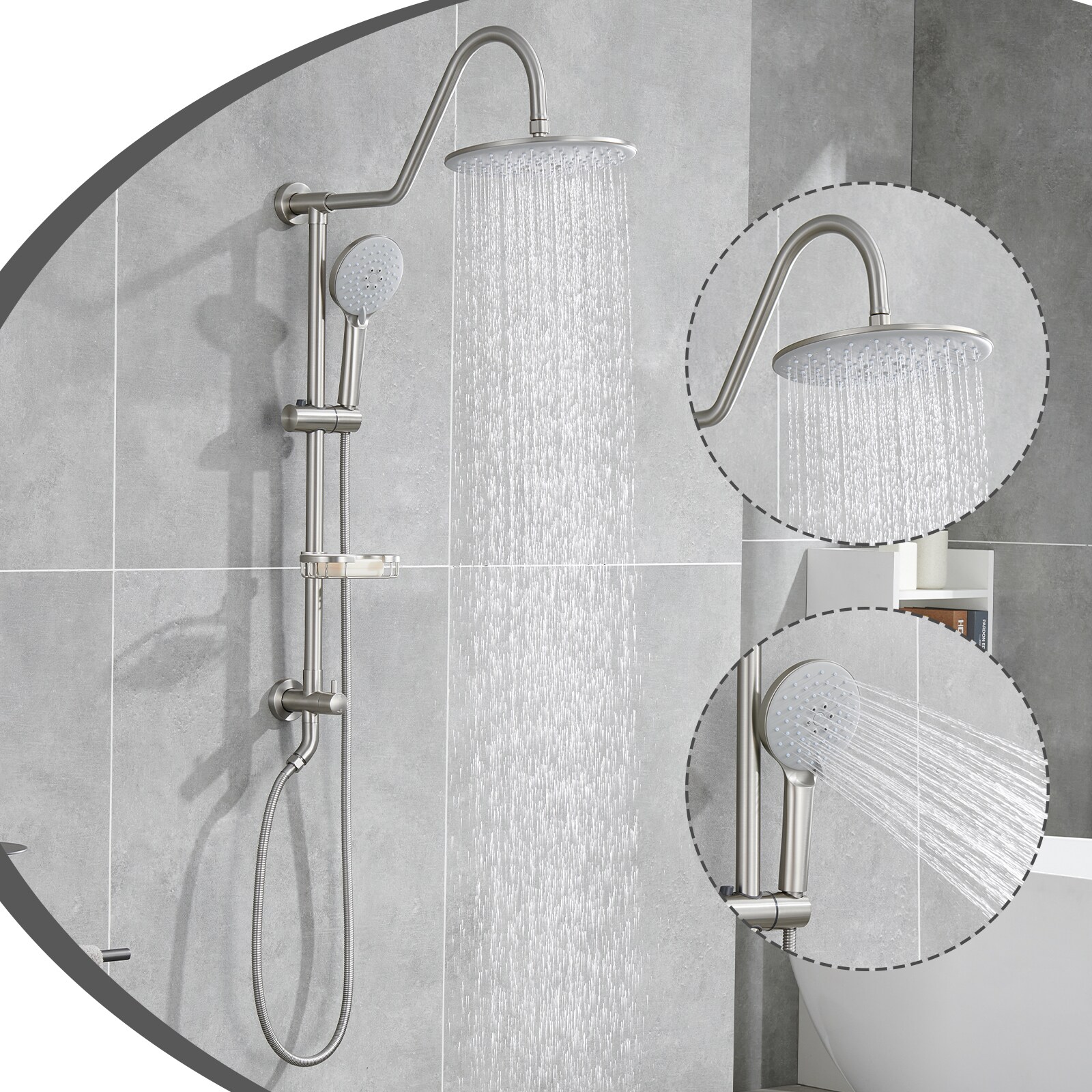 Flynama FLIS2256N Showerhead-Bar-Panels - View #8