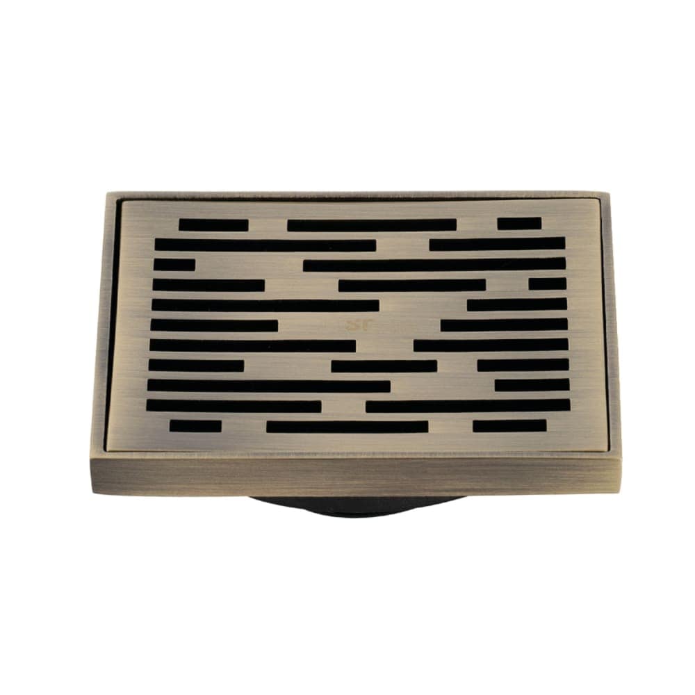 Kingston Brass -  BSF6310 Watercourse 4 Inch Wide Transit Square Shower Drain
