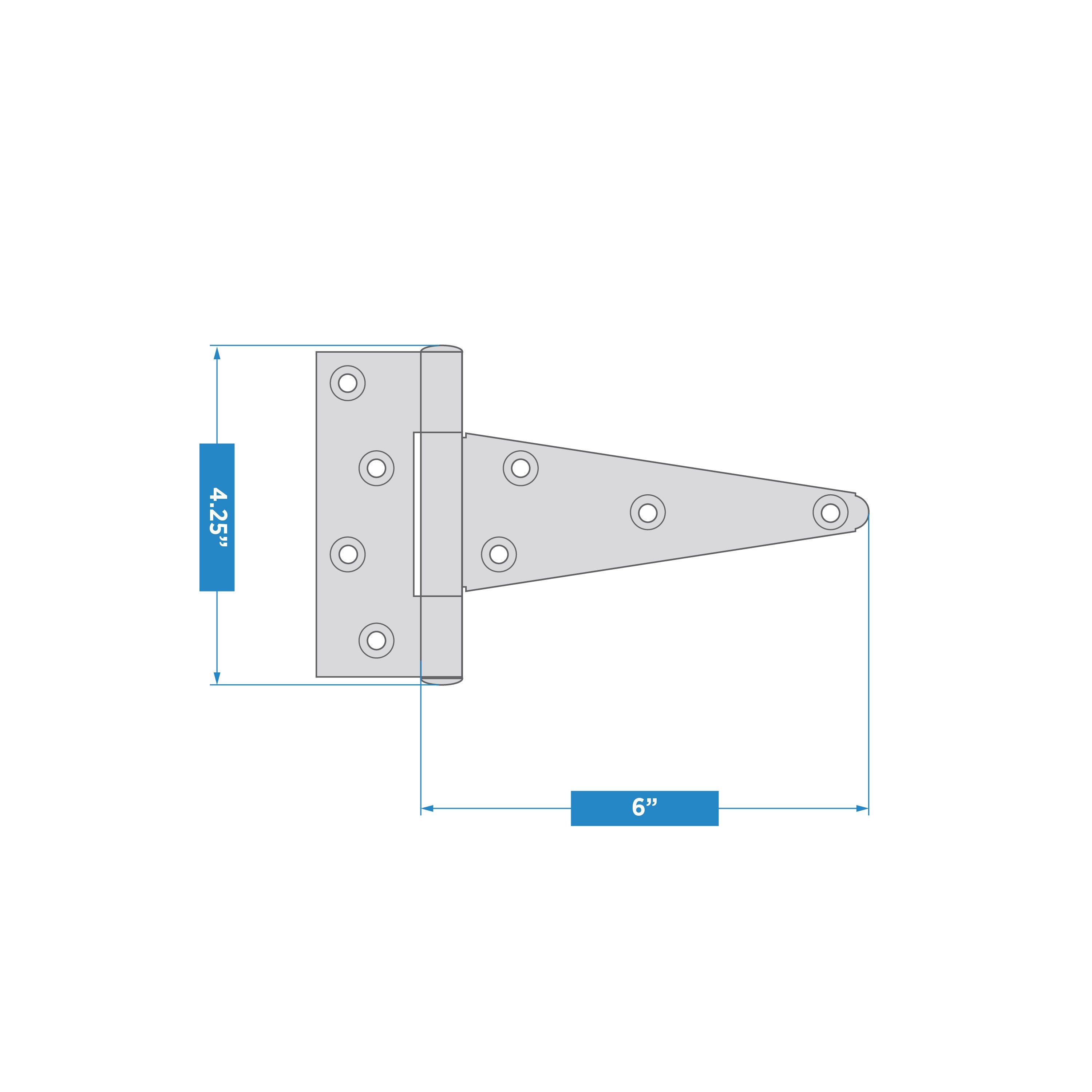 National Hardware N129-155 Entry-Door-Hinges - View #4