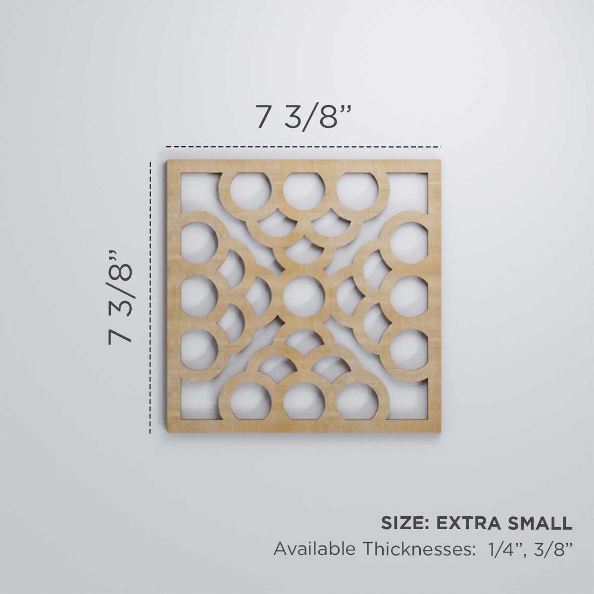 Ekena Millwork WALW08X08X0375GLNWA Wall-Panels - View #3