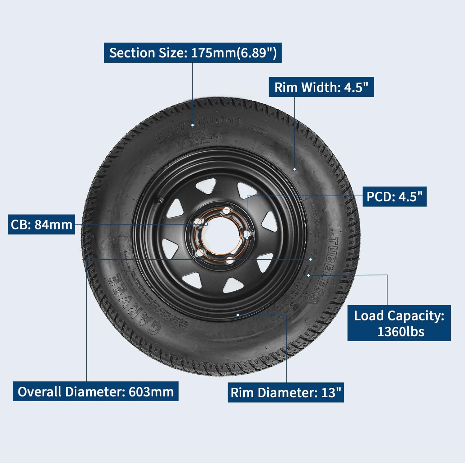 Garvee 3IK9-PG4QL7FU2DM6Z Ope-Wheels-And-Tires - View #2