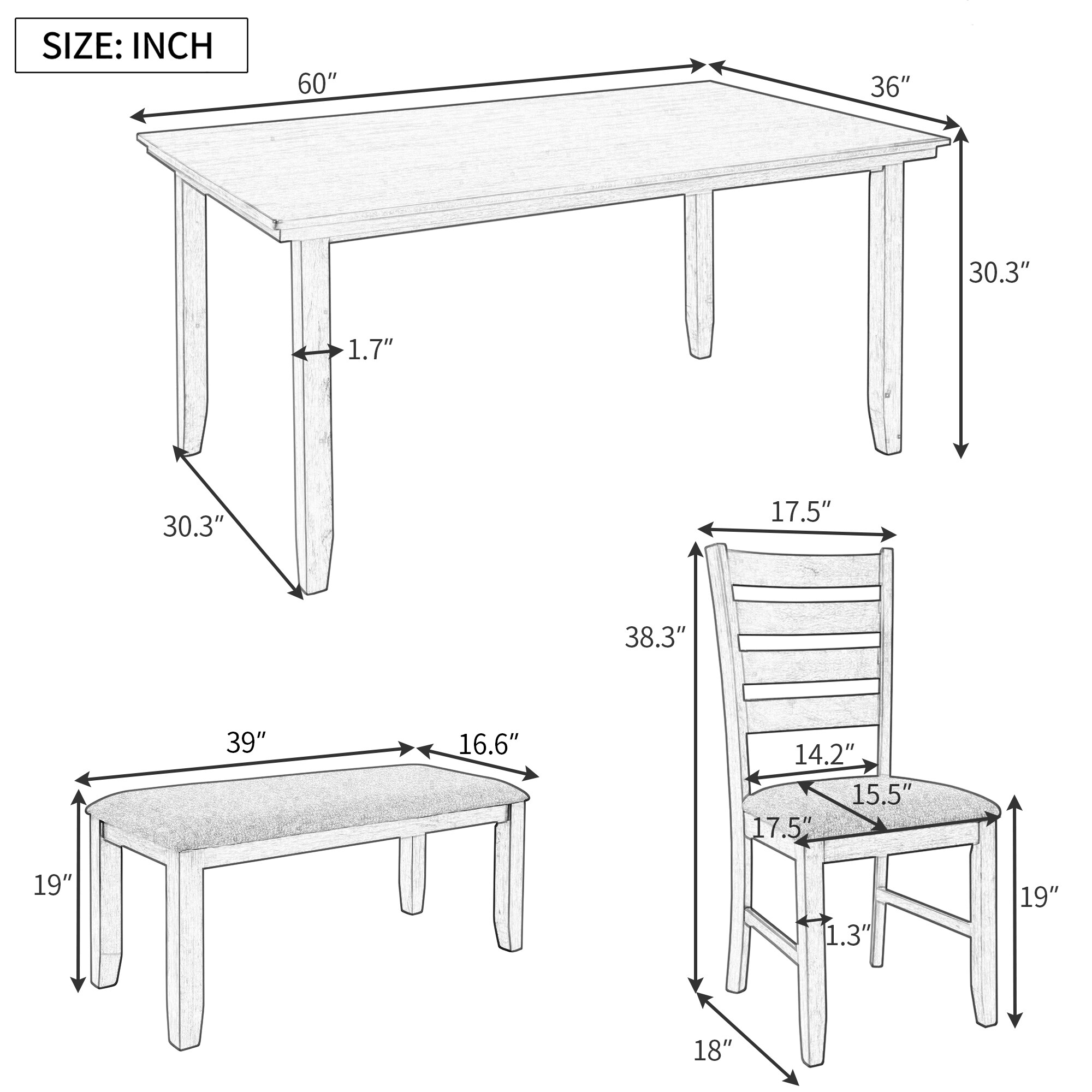 Siavonce XH52AAD Dining-Sets - View #3