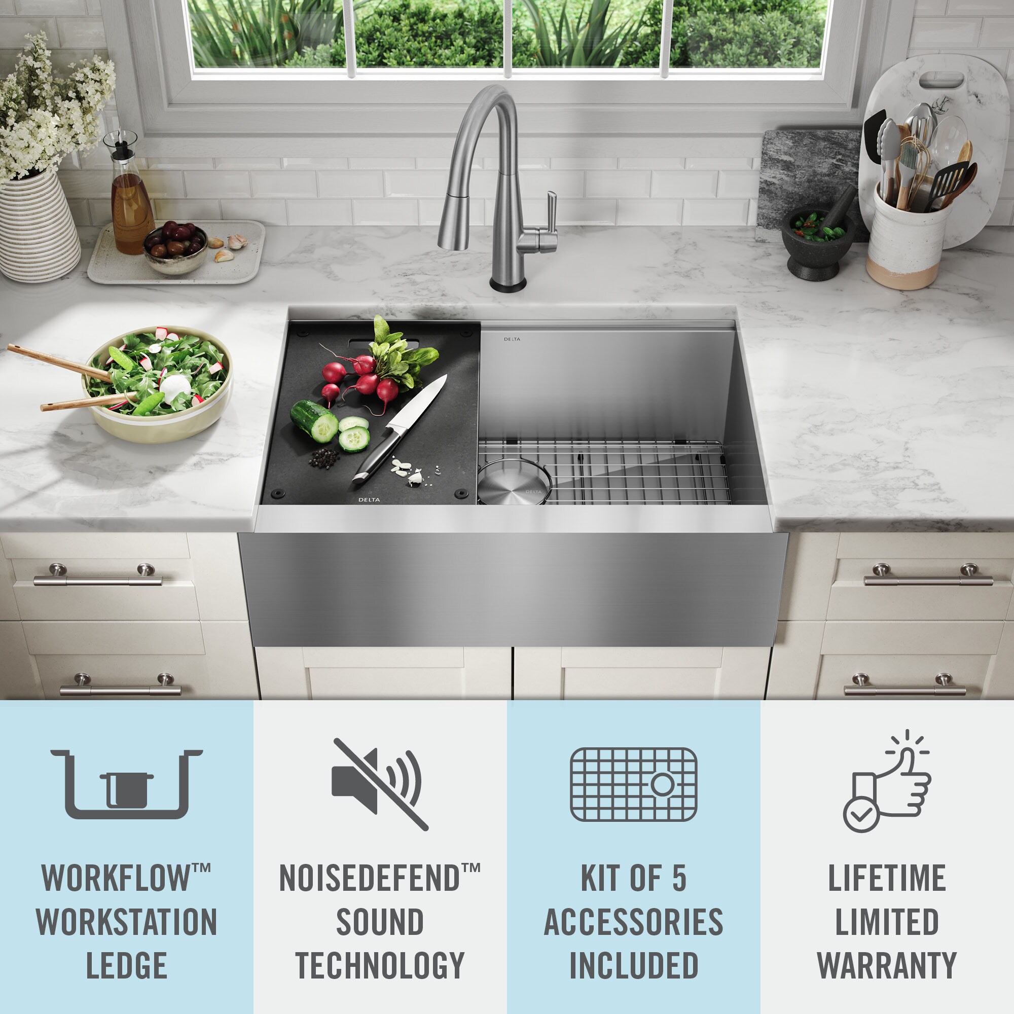 Rivet Workstation Sink Collection